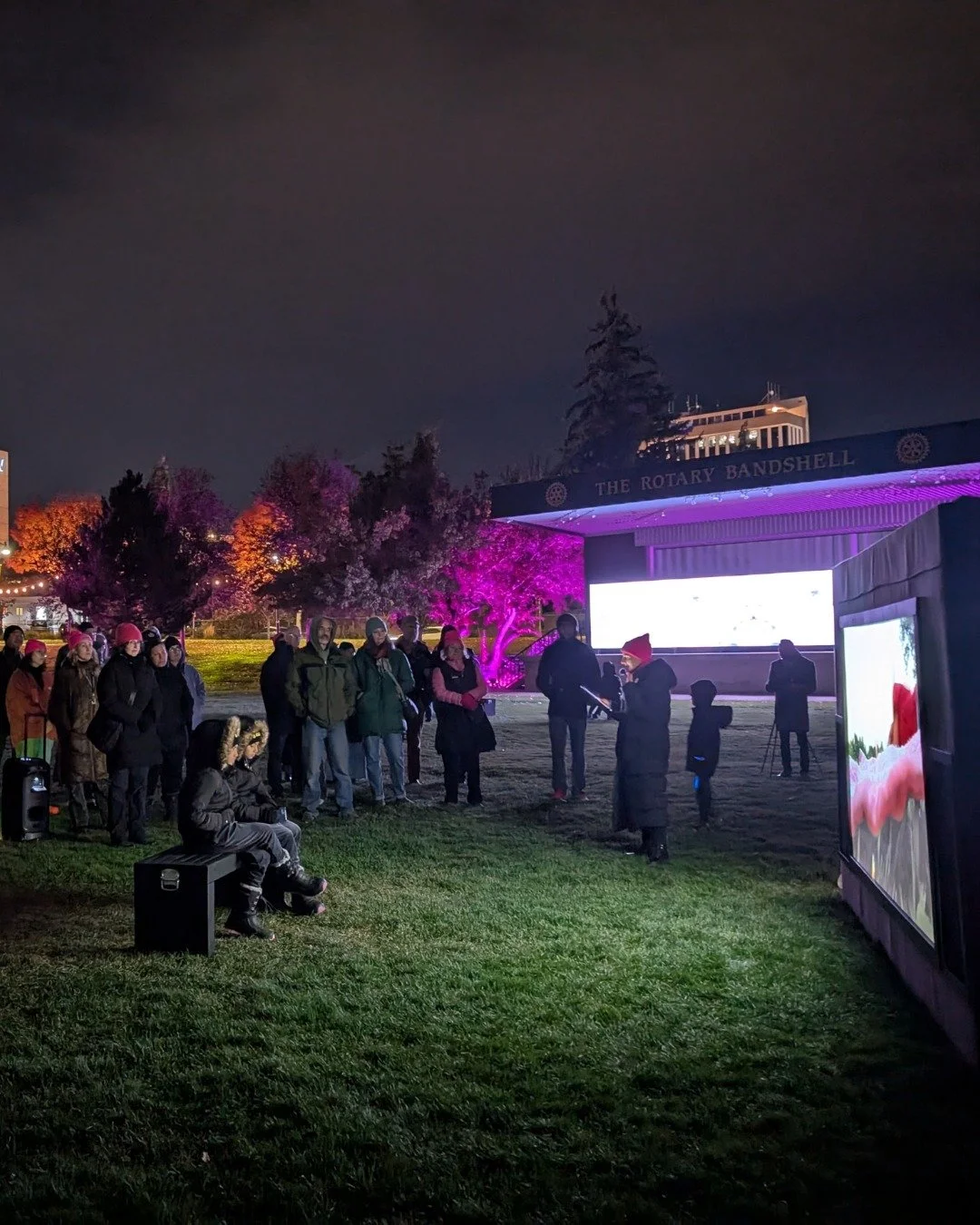 Luminocity on Rogers TV! 

On the Community News segment of Rogers TV, curator Charo Neville spoke about why the Kamloops Art Gallery presents Luminocity in the downtown area every other year. 

&ldquo;The idea is to get people out in their urban env