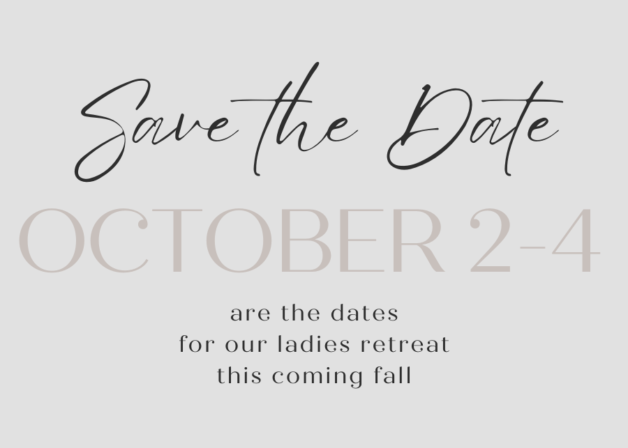 Fall Ladies Retreat