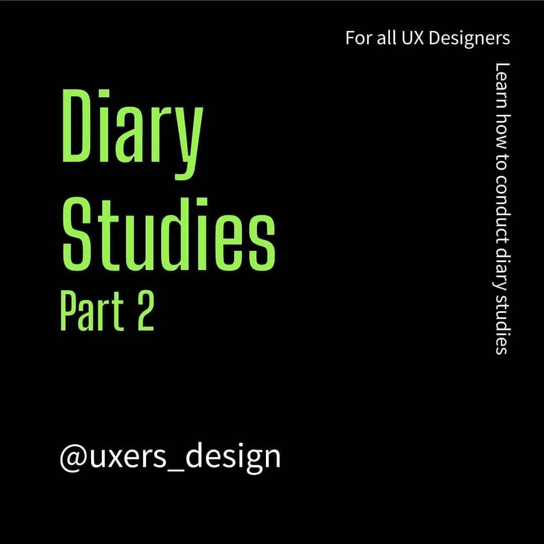 Do you find diary study an effective research methodology to understand your user better?

To learn more about this method, refer to the post - diary studies part 1

#uxuidesign #uxresearch #uxresearchandstrategy #uxplanning #uxdesign #ux #uxdesigner
