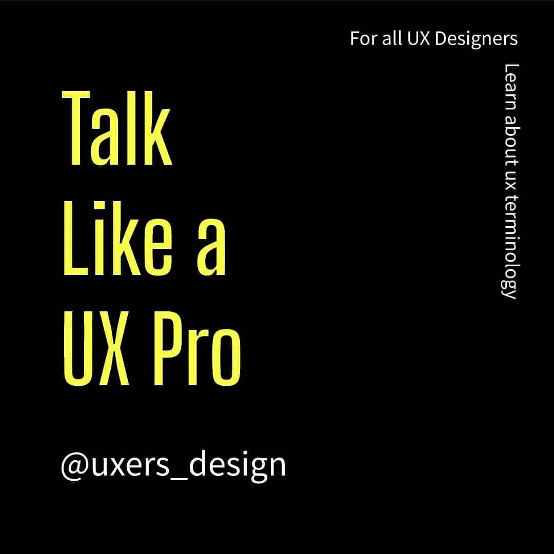 The more I learn about new UX terminology and use it during my conversations, the more I feel confident as a UX designer.

I hope when you use these terms in your team meetings, it makes you feel happy and confident as well 😀 

#uxuidesign #uxlife #