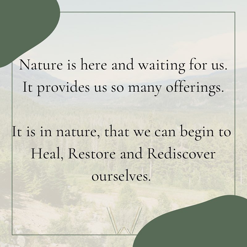 The Power of Nature 🌸🌼🍃

It&rsquo;s something many of us take for granted. 

It is in nature, where everything comes full circle. Birth, life, nourishment, death. So it&rsquo;s only fitting that connecting with nature, can allow us to come back to