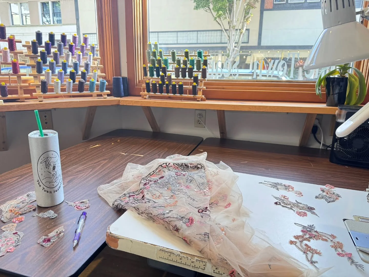 Just a beautiful fall day in the studio! Vibing with good music, beautiful lace applique, and magical projects for our team ❤️✨️
#thetownseamstress #behindthechair #starlingcreations #bridalseamstress #bridaldesign #bridalstyle #bridalalterations