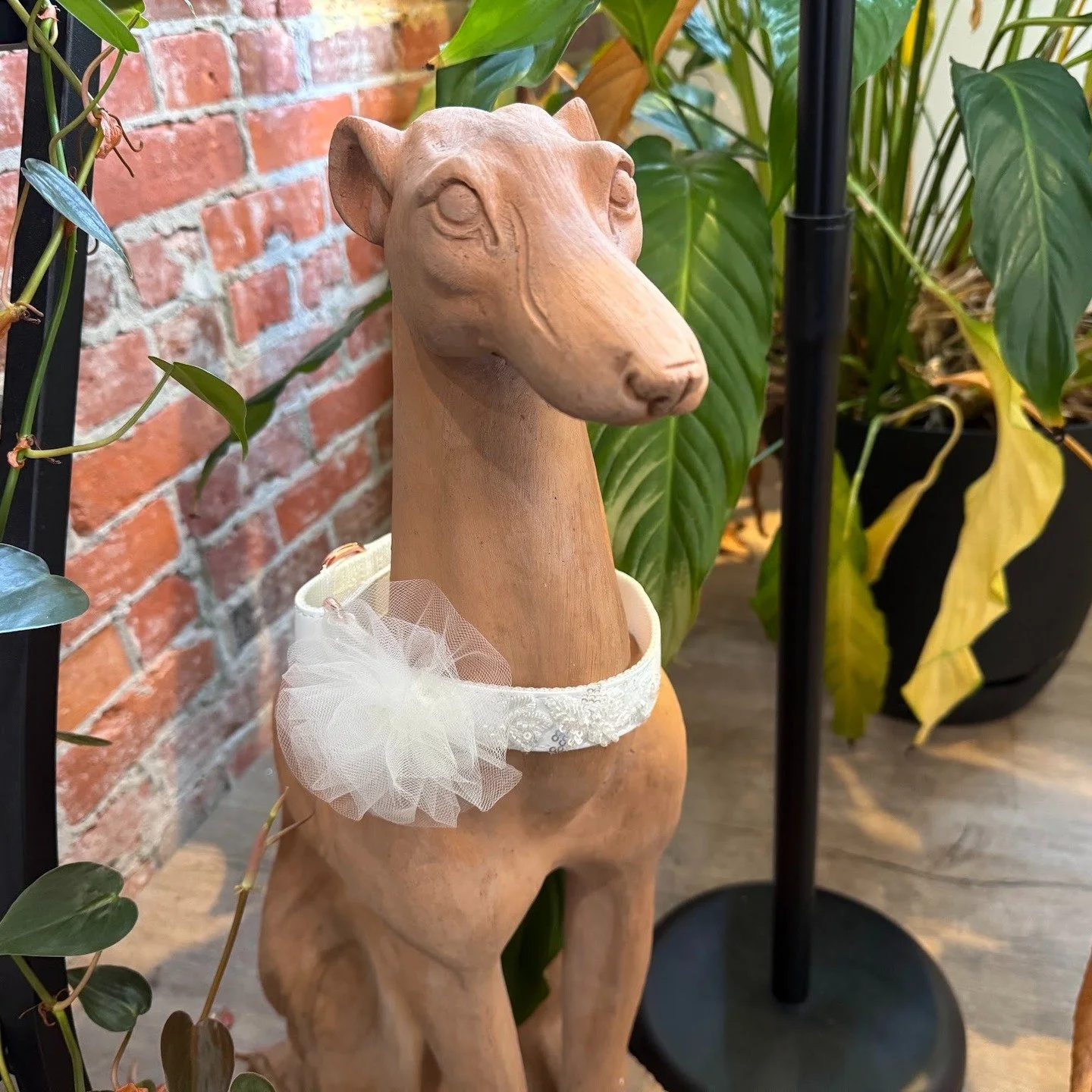 If you want your furry friend 🐶 to be part of your day, then adding a finishing bridal touch can help ensure your photography comes out looking stellar and coordinated ❤️
Custom collars are a great way to do that and can even be made including elem