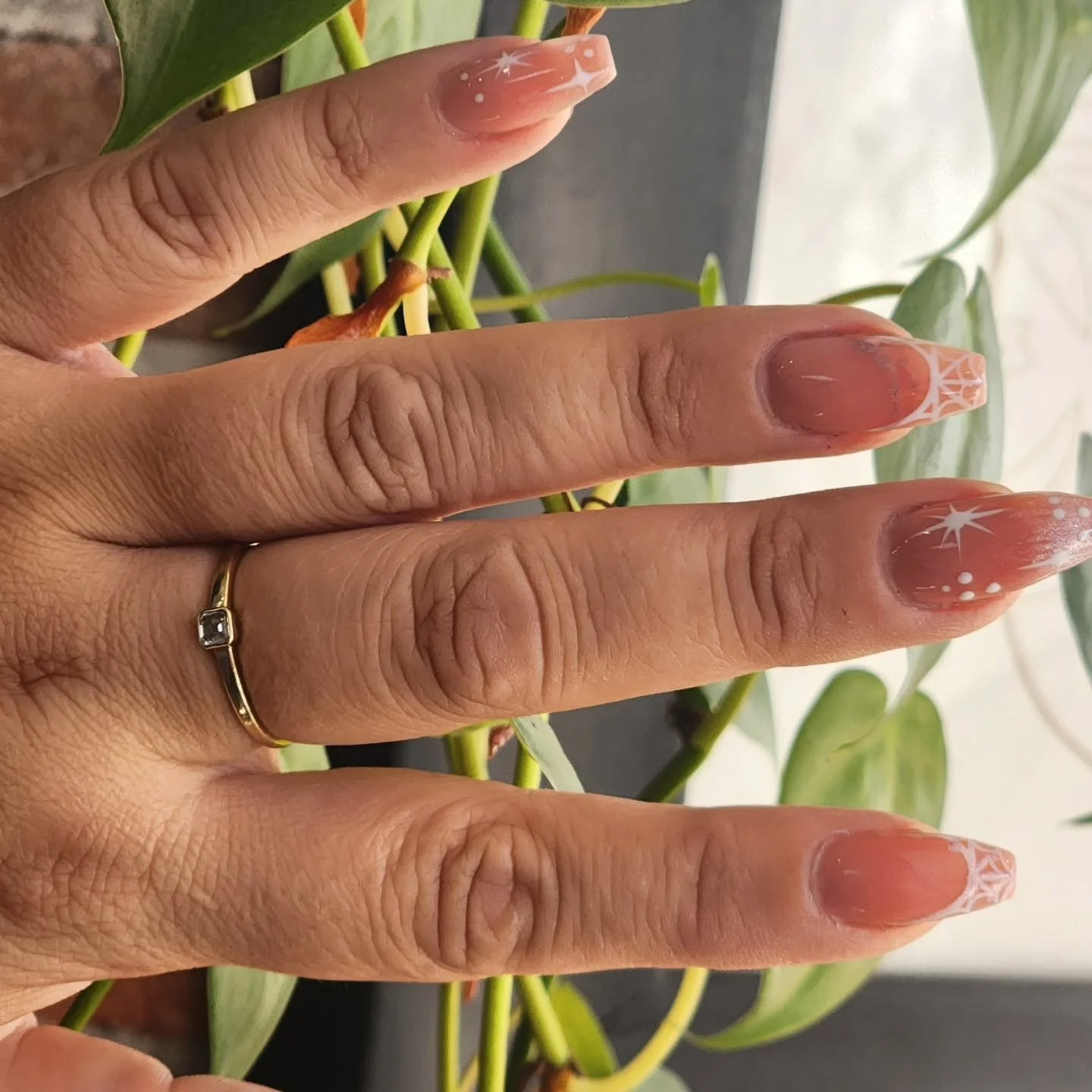 Another stunning set from @jordan_nailed_it with a surprise appearance from our butterfly 🦋  decor ❤️
If you need an independent nail tech and want to support a talented artist and a small business, jordan is your girl! 
#thetownseamstress #jordan