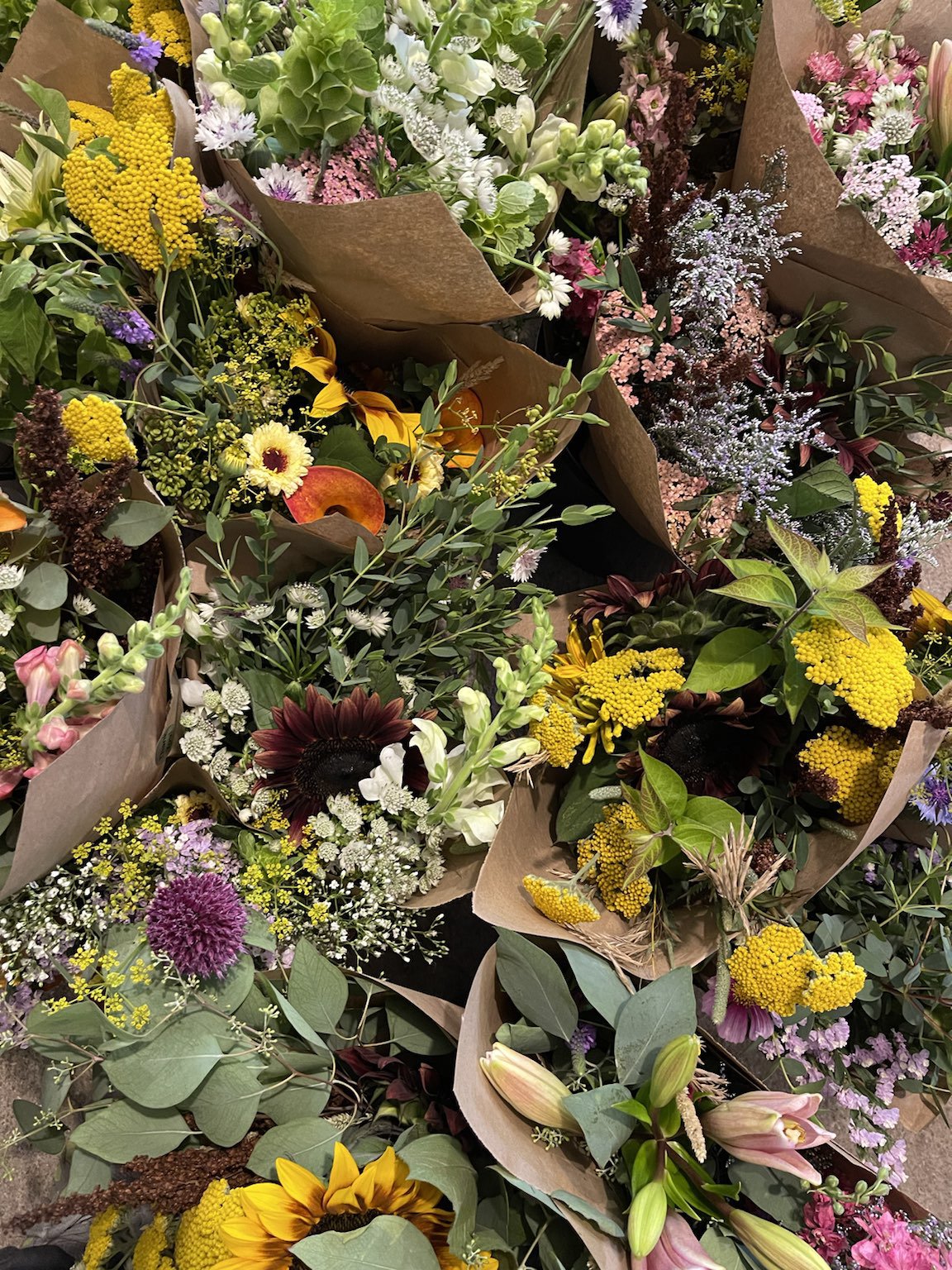 bouquet of summer flowers