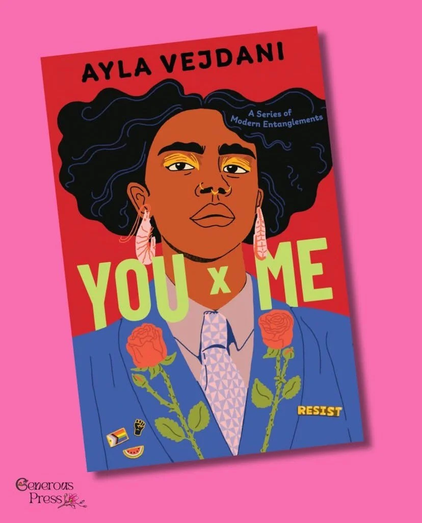 YOU x ME is a series of modern entanglements: Noura swipes right on Luna with a little help from her group-chat, Maryam and Nilou fall for each other between shared playlists, while Paz and Ale reminisce about the sweat-soaked dance floor of their yo