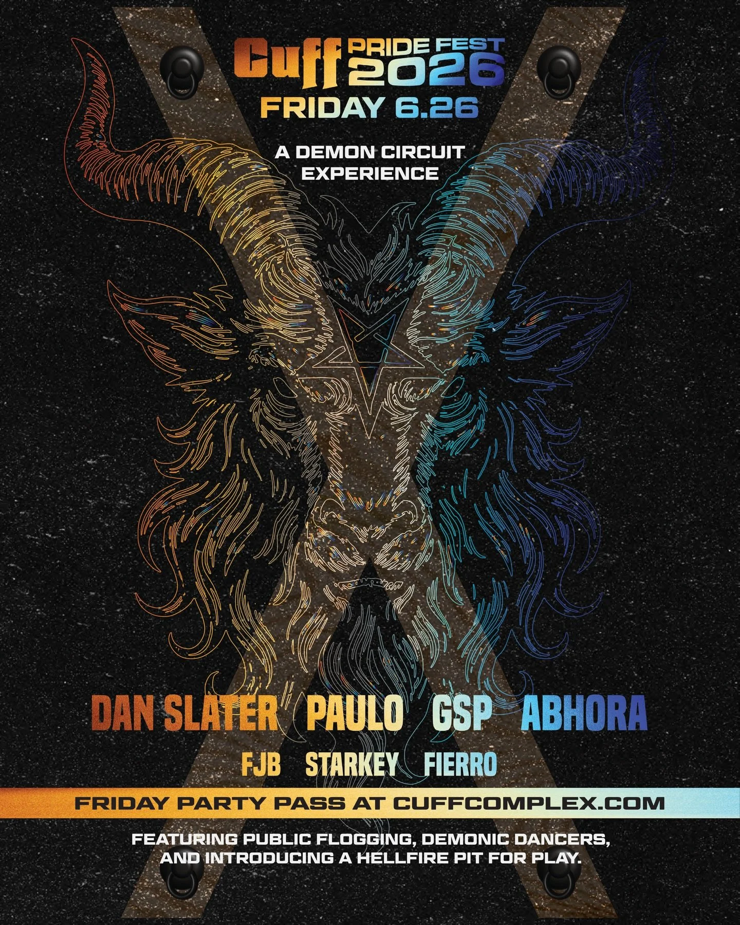 Happy PriDE MONth!! 🏳️&zwj;⚧️🏳️&zwj;🌈🏳️&zwj;⚧️🏳️&zwj;🌈 This Pride, we are summoning a block party full of surprises lurking in the dark and in plain sight. Cum experience the intoxicating sounds of @danielsl8r &amp; @gspdj b2b while @abhora_rul