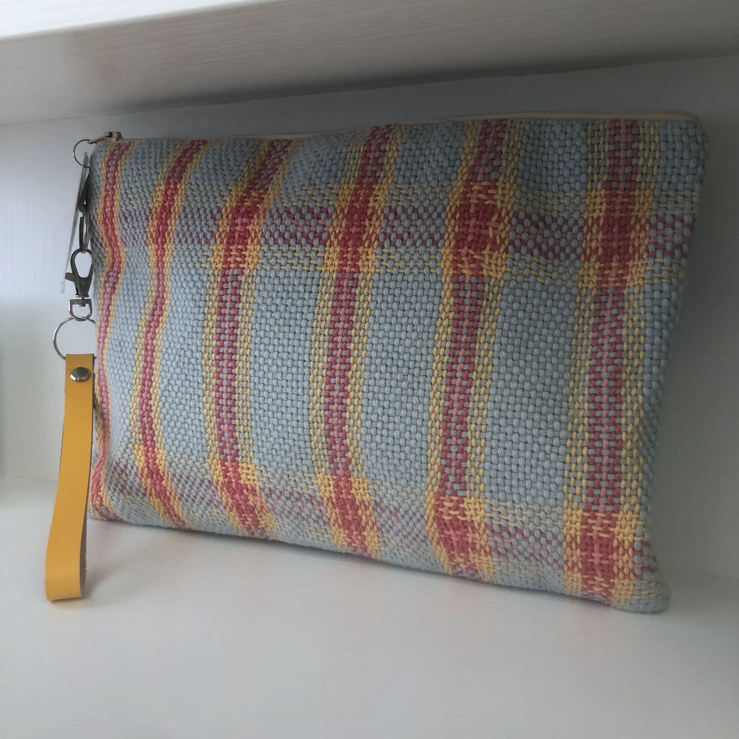Large Oblong Wristlet Style Bag / Laptop Case