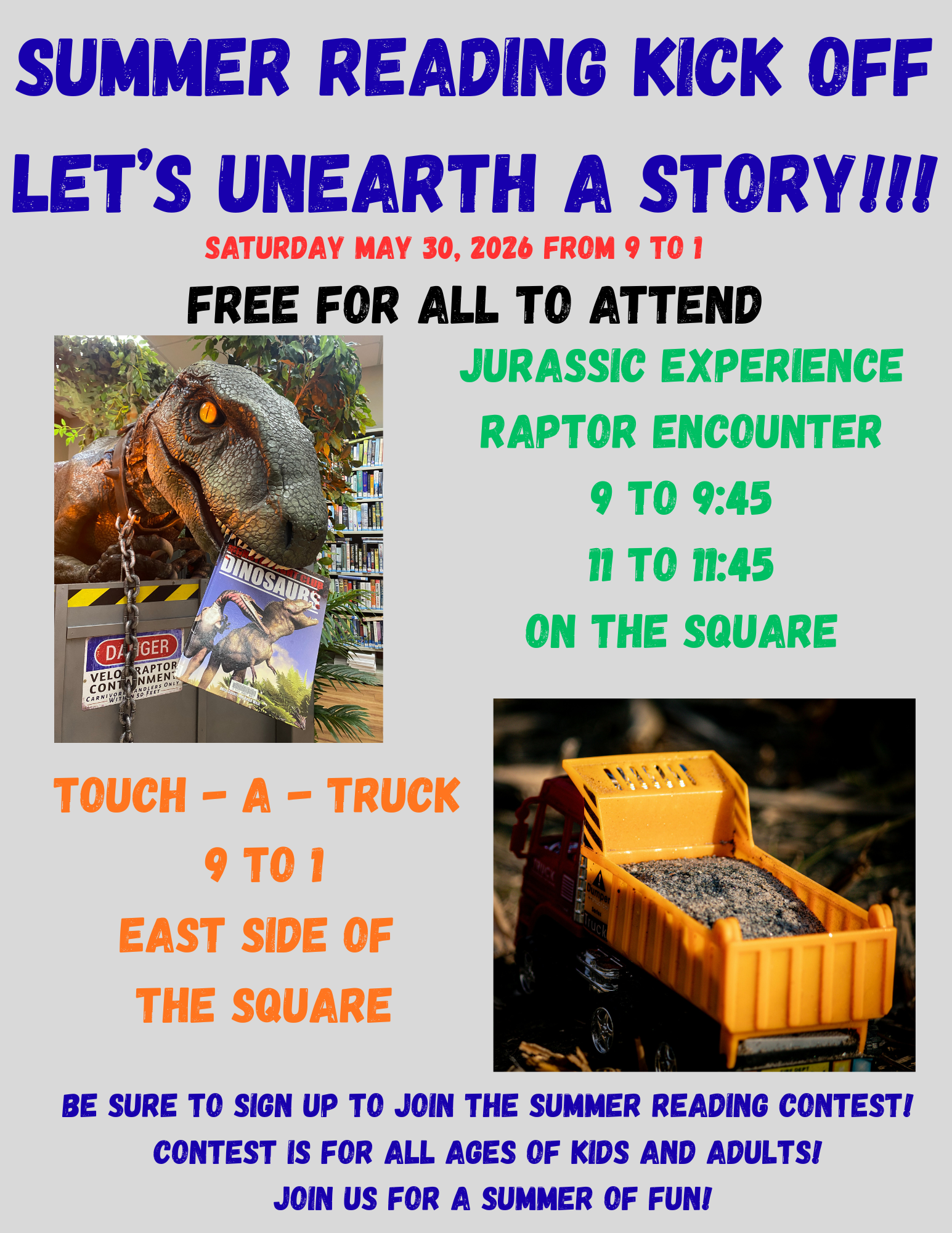 Summer Reading Kick Off event