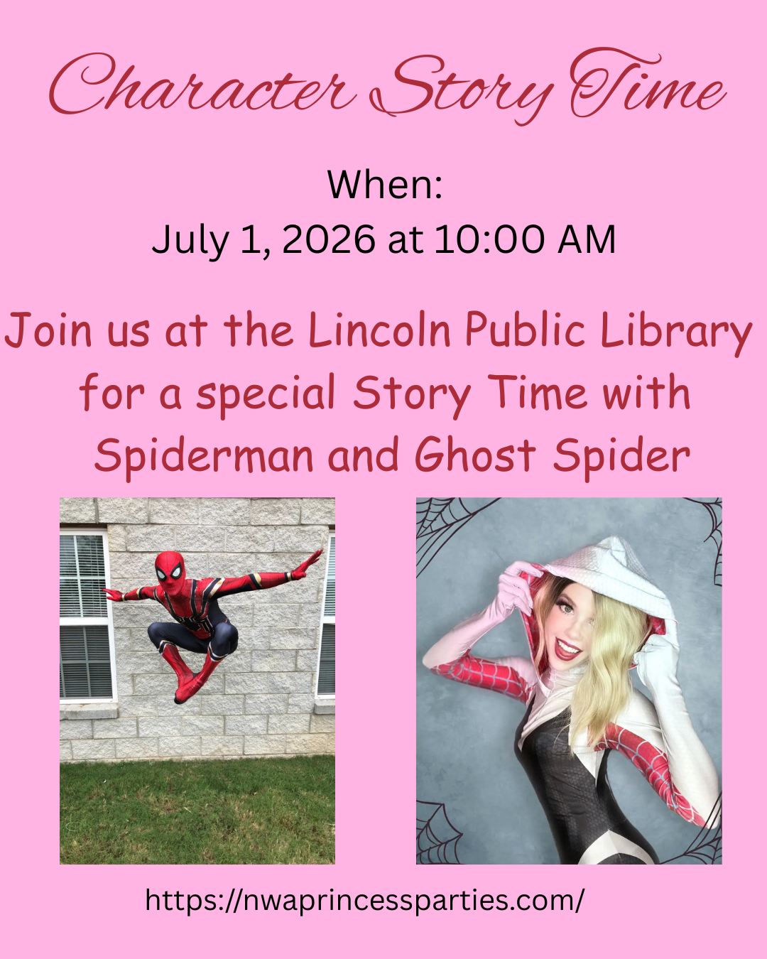 Character Story Time