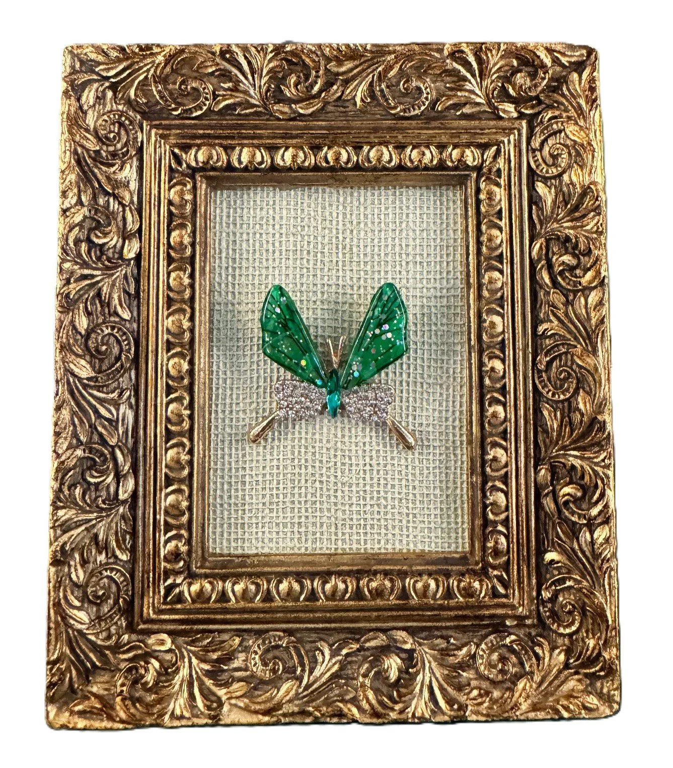 Chrysalis, single butterfly, $45