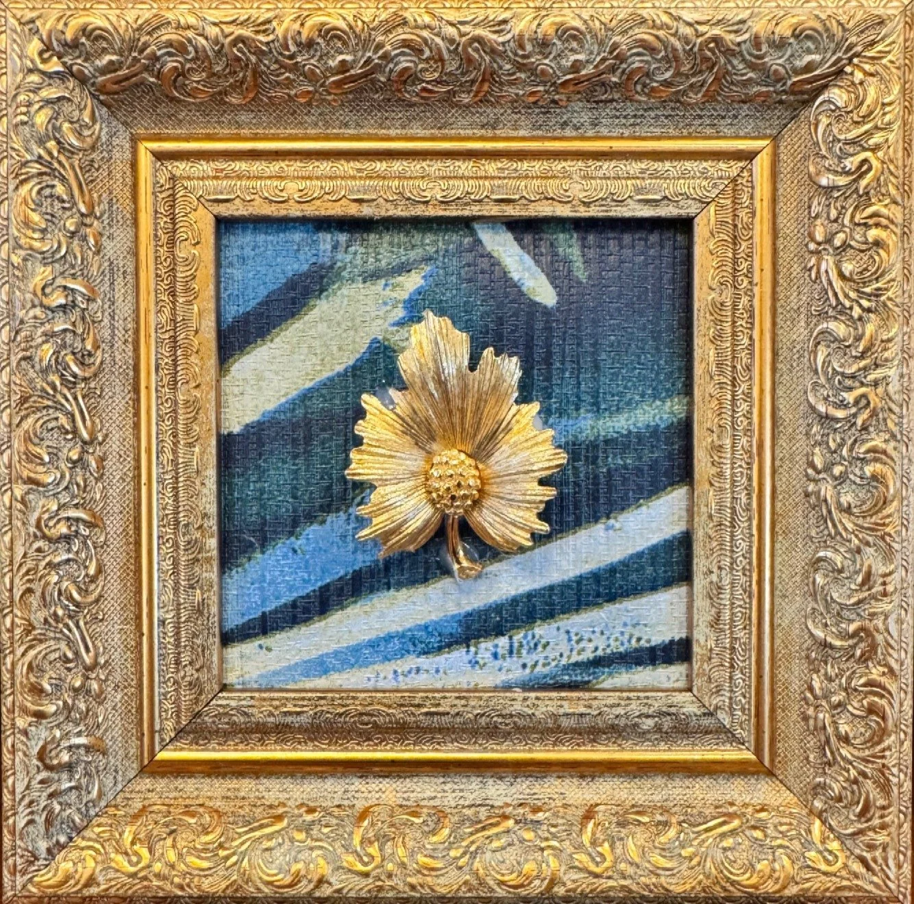 Flower in Gold, $55