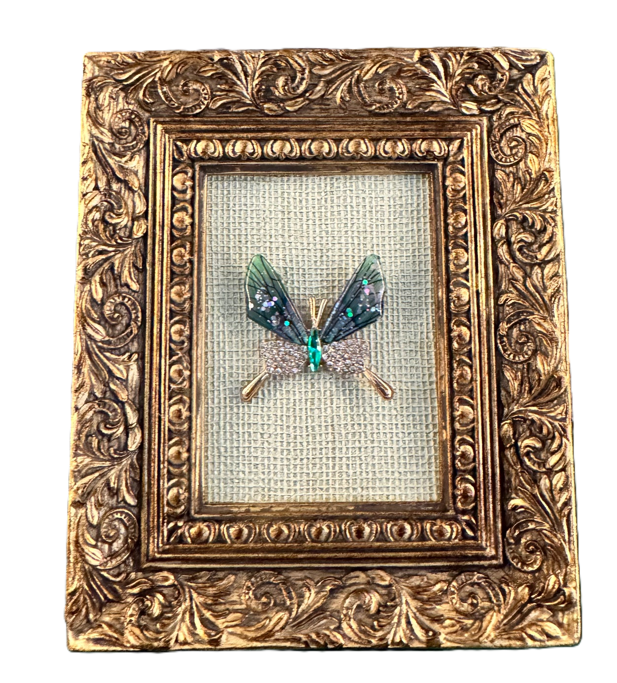 Chrysalis, single butterfly, $45