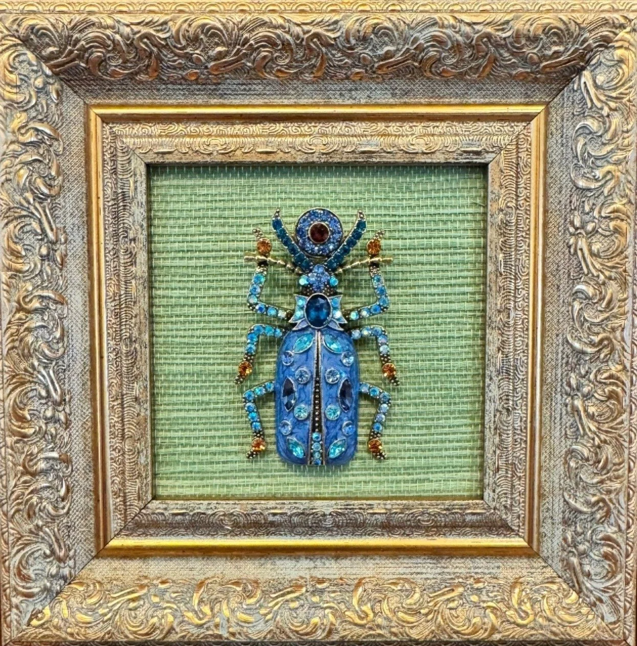 Blue Scarab, $65
