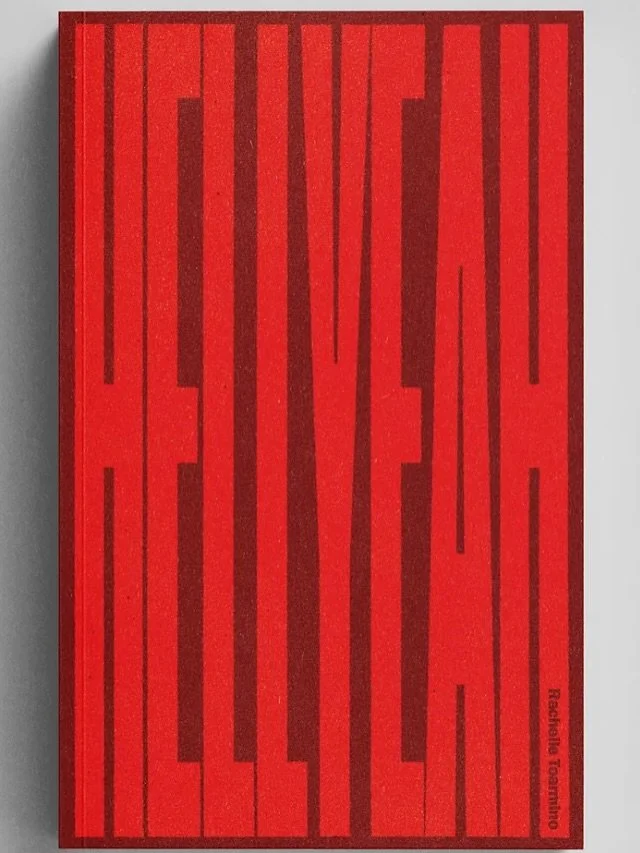 Happy pub day to Rachelle Toarmino! Her incredible collection of poems, Hell Yeah, is available now from Third Man storefronts, Thirdmanbooks.com, and good bookstores everywhere! 

There is also a limited, signed edition with French flaps, broadside,