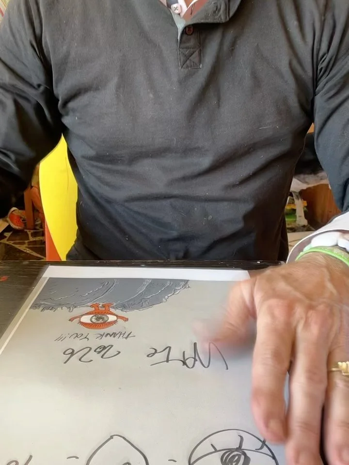 @waynecoyne5 is busy signing the special edition of his forthcoming children&rsquo;s book I AM AN EYE I DON&rsquo;T KNOW WHY.  Thank you so much everyone who pre-ordered. It&rsquo;s all sold out. We&rsquo;ll have them ready for you and on the way for