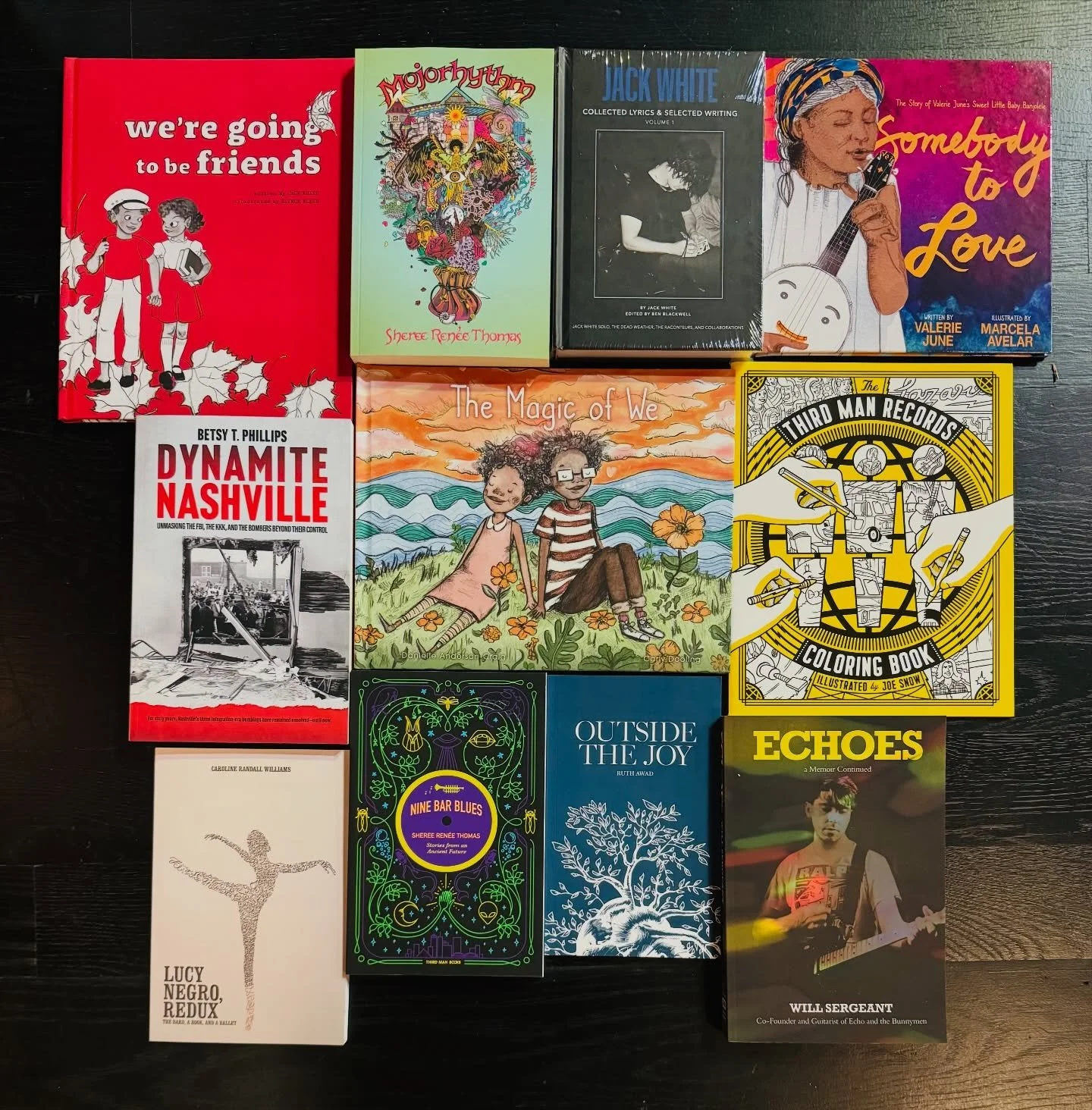 TMB has restocked all these favorites!! Looking for children&rsquo;s books, SF/F, rock books, history, poetry and more? Look no further. Find all these books and more at Thirdmanbooks.com, Third Man storefronts, and favorite bookstores everywhere! 
?