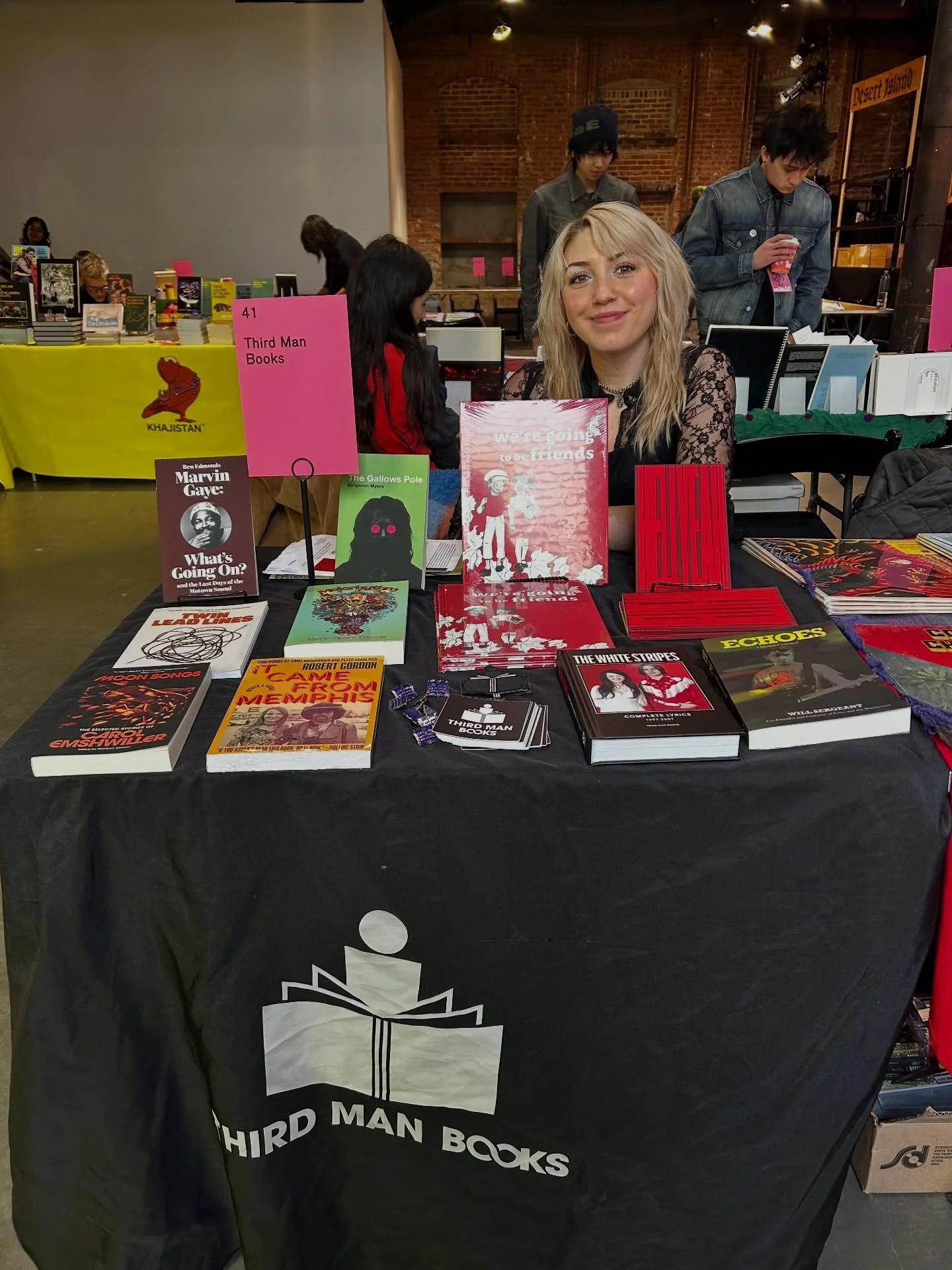 We&rsquo;re excited to be part of Press Play presented by @pioneerworks in Brooklyn this weekend, Dec 13 - 14. We have a table selling our books plus excellent TMB poets Rachelle Toarmino and Sampson Starkweather will read their poems today (Saturday