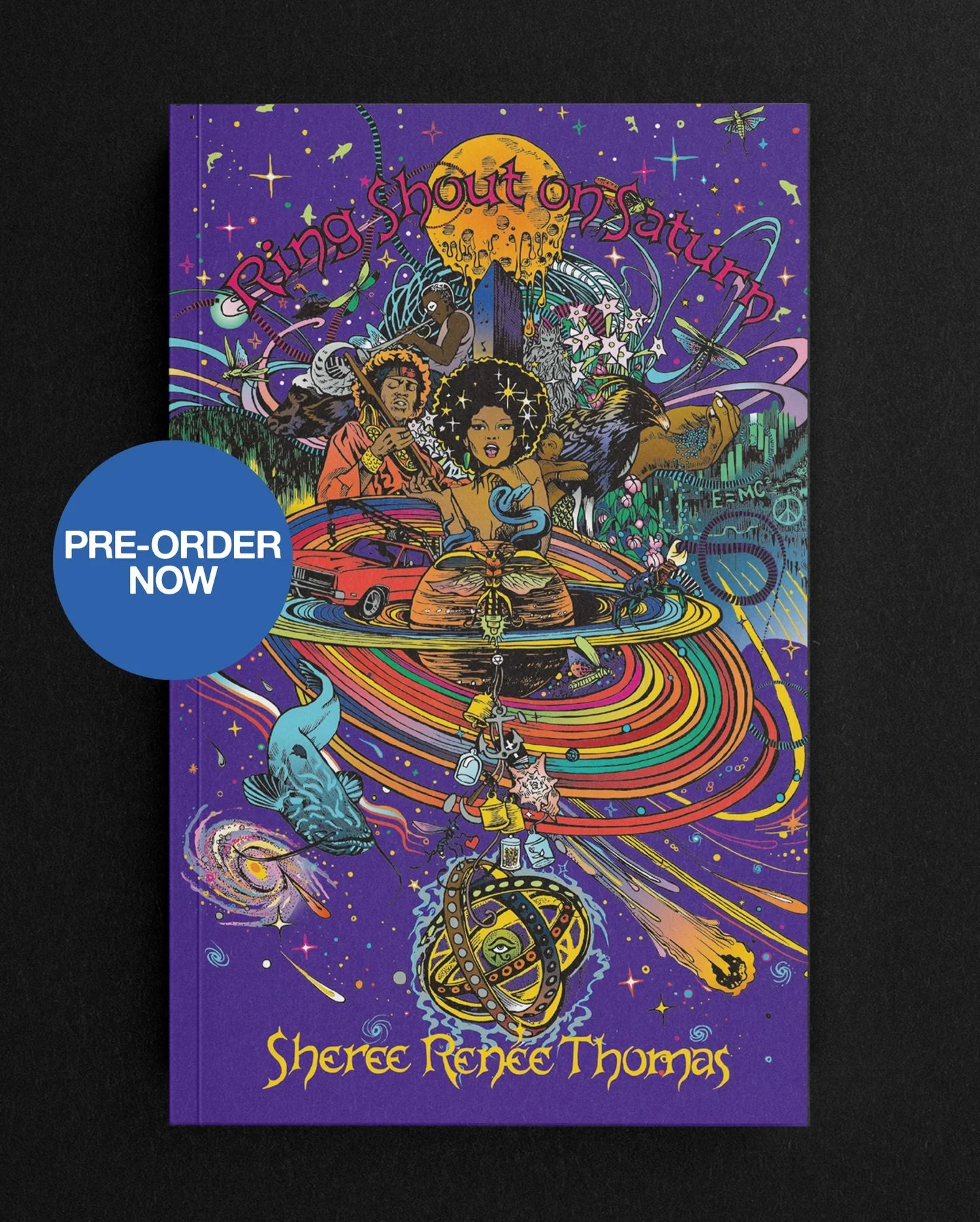Pre-order RING SHOUT ON SATURN, the new book by twice Hugo Award nominated, Locus Award, and three time World Fantasy Award winning author @shereereneethomas. Get your copy via link in bio or thirdmanbooks.com! RING SHOUT ON SATURN will be on your fa