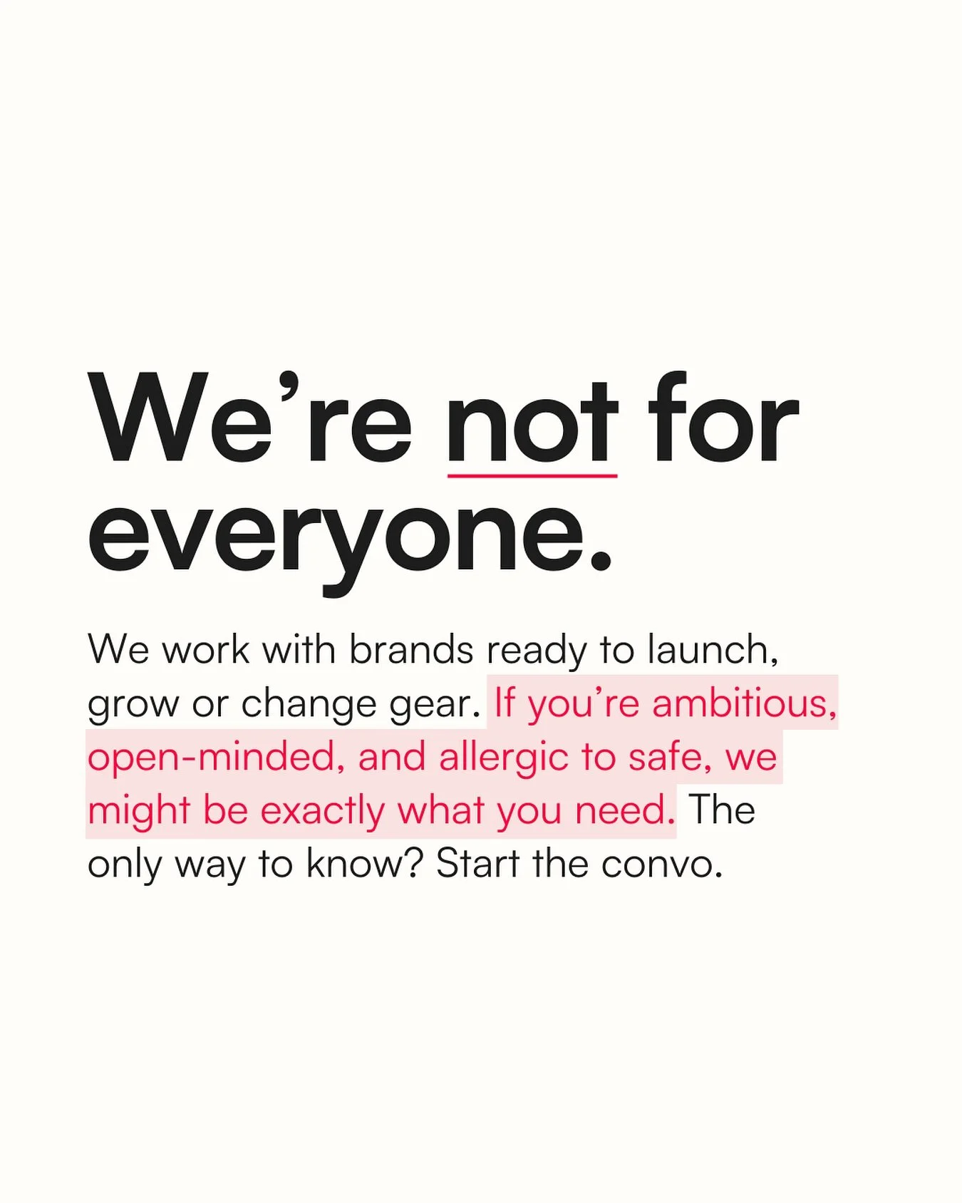 CAUTION: Working with George Design may cause the following side effects: 

&bull; Unexpected clarity 
&bull; Surges in confidence
&bull; Droves of ideal clients
&bull; Mild obsession with your own brand

If you&rsquo;re chasing phrases like &ldquo;l