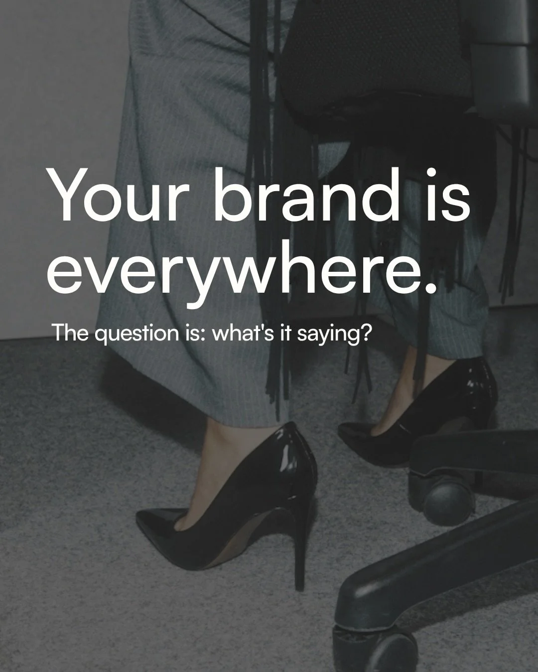 Are you running a market-leading business, or are your brand touchpoints secretly screaming &ldquo;we have no idea what we&rsquo;re doing&rdquo; behind your back?

Everything from your office scent to your presentations to your final sign off is eith