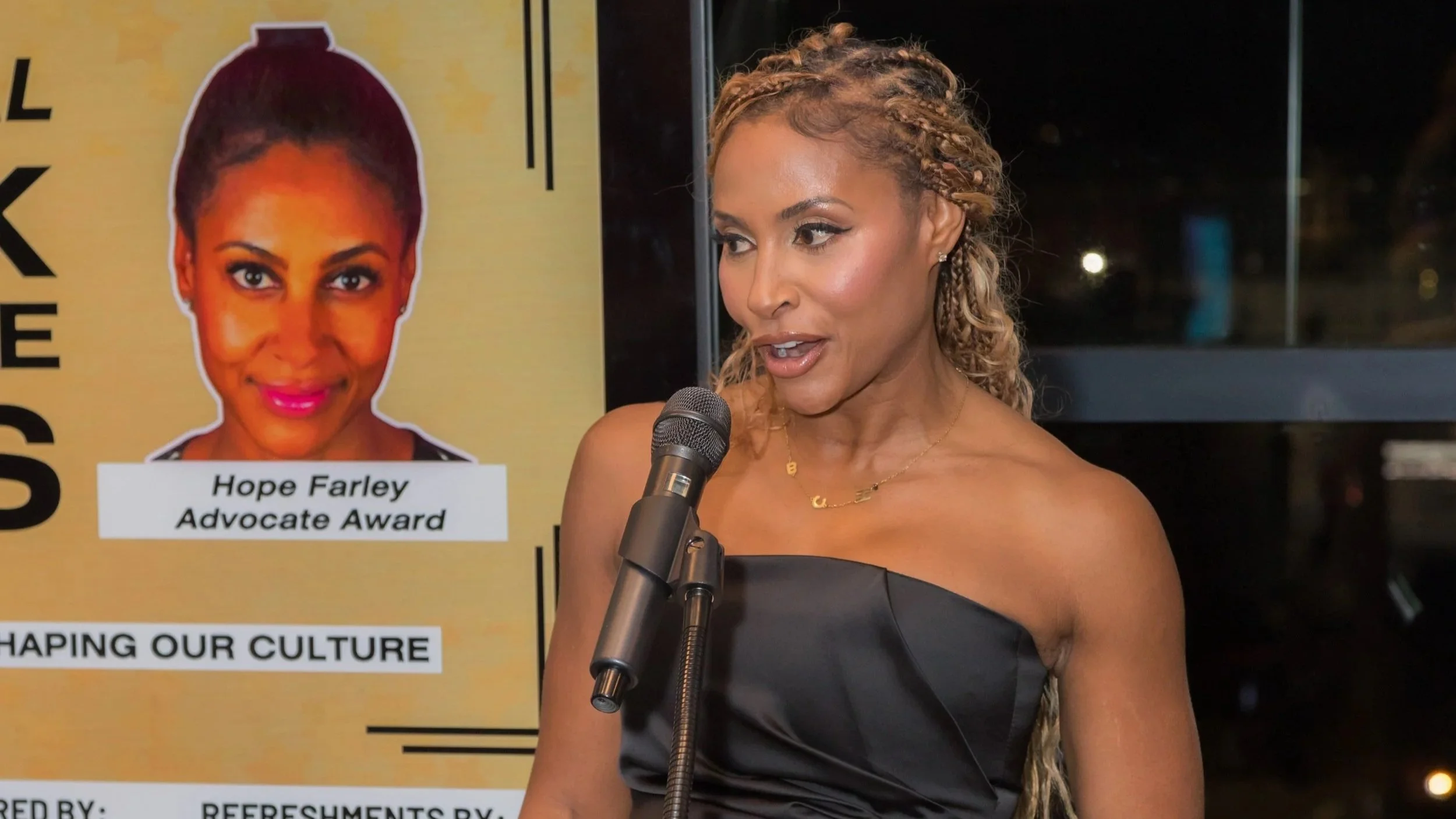 Hope Farley recipient of the Advocate Award