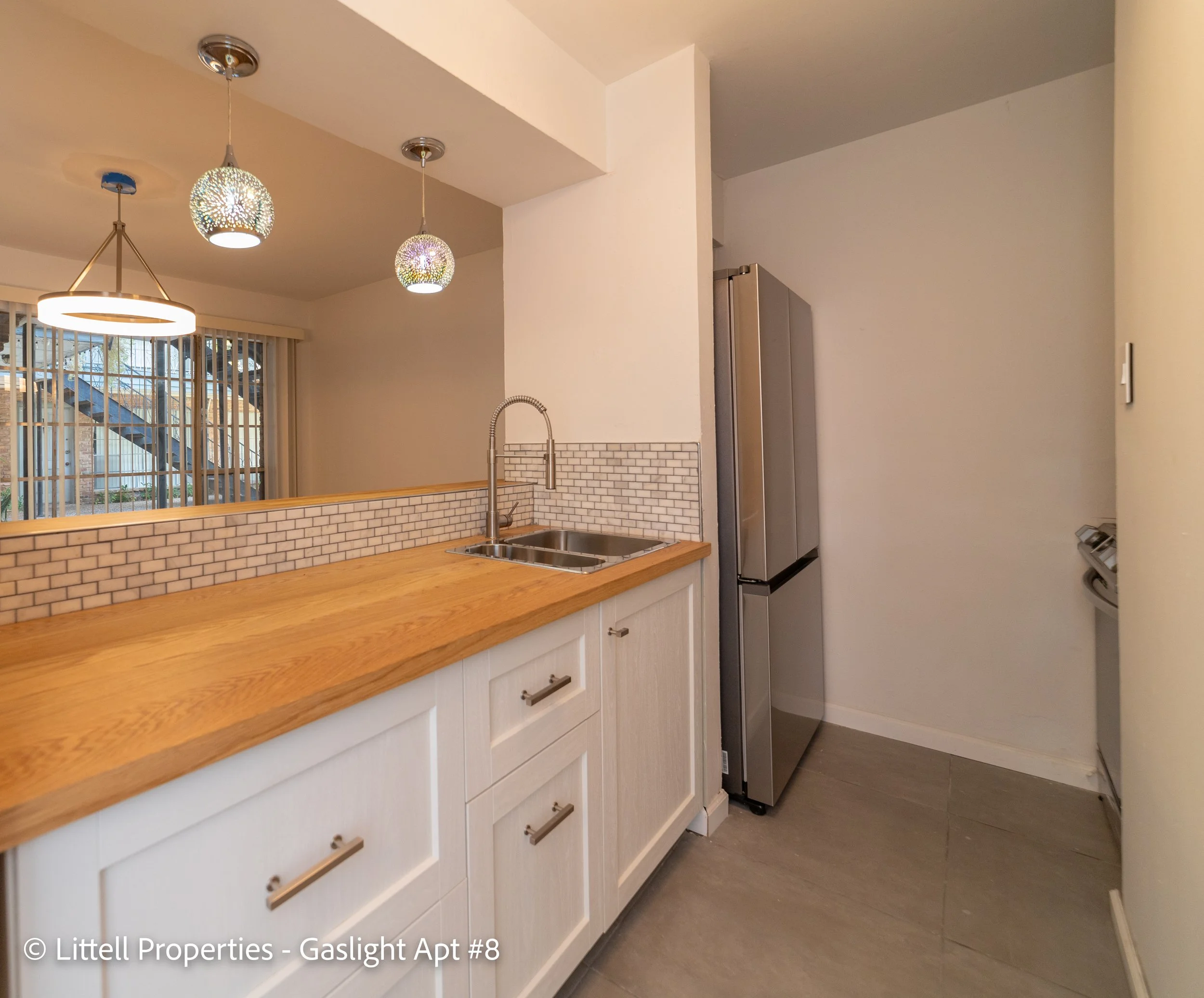  The refrigerator has french doors and the freezer comes with an ice maker 