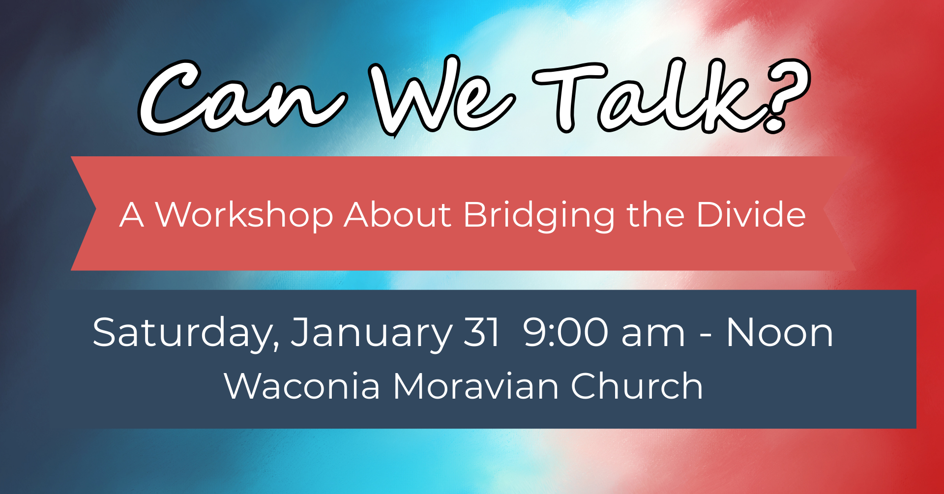 Can We Talk? A Workshop About Bridging the Divide
