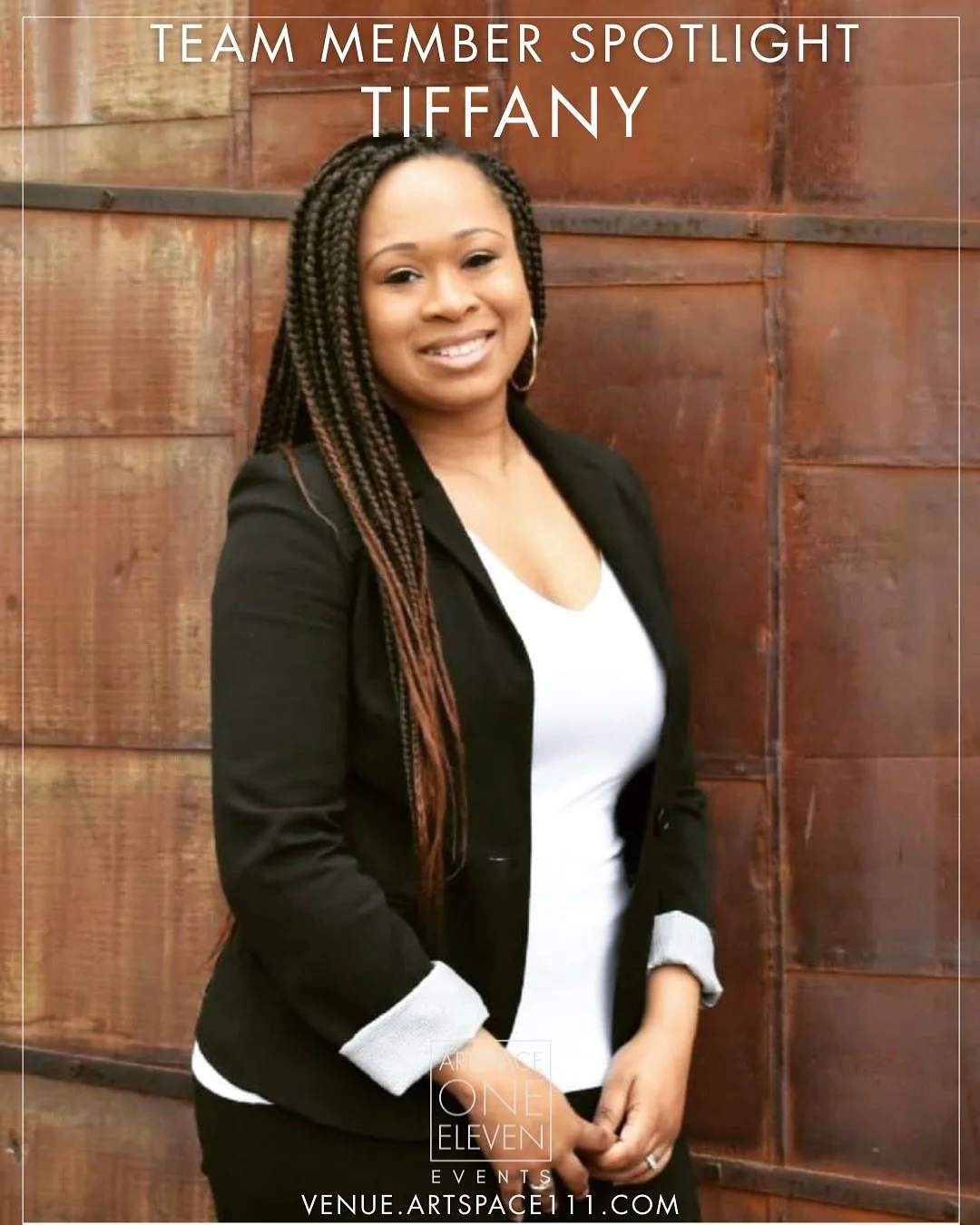Meet Tiffany, our wonderful Event Coordinator here at Artspace111! Cool and calm under pressure, and with years of experience, she ensures every event here at Artspace runs flawlessly. We&rsquo;re so grateful for her dedication and hard work! 🌟🌟🌟?