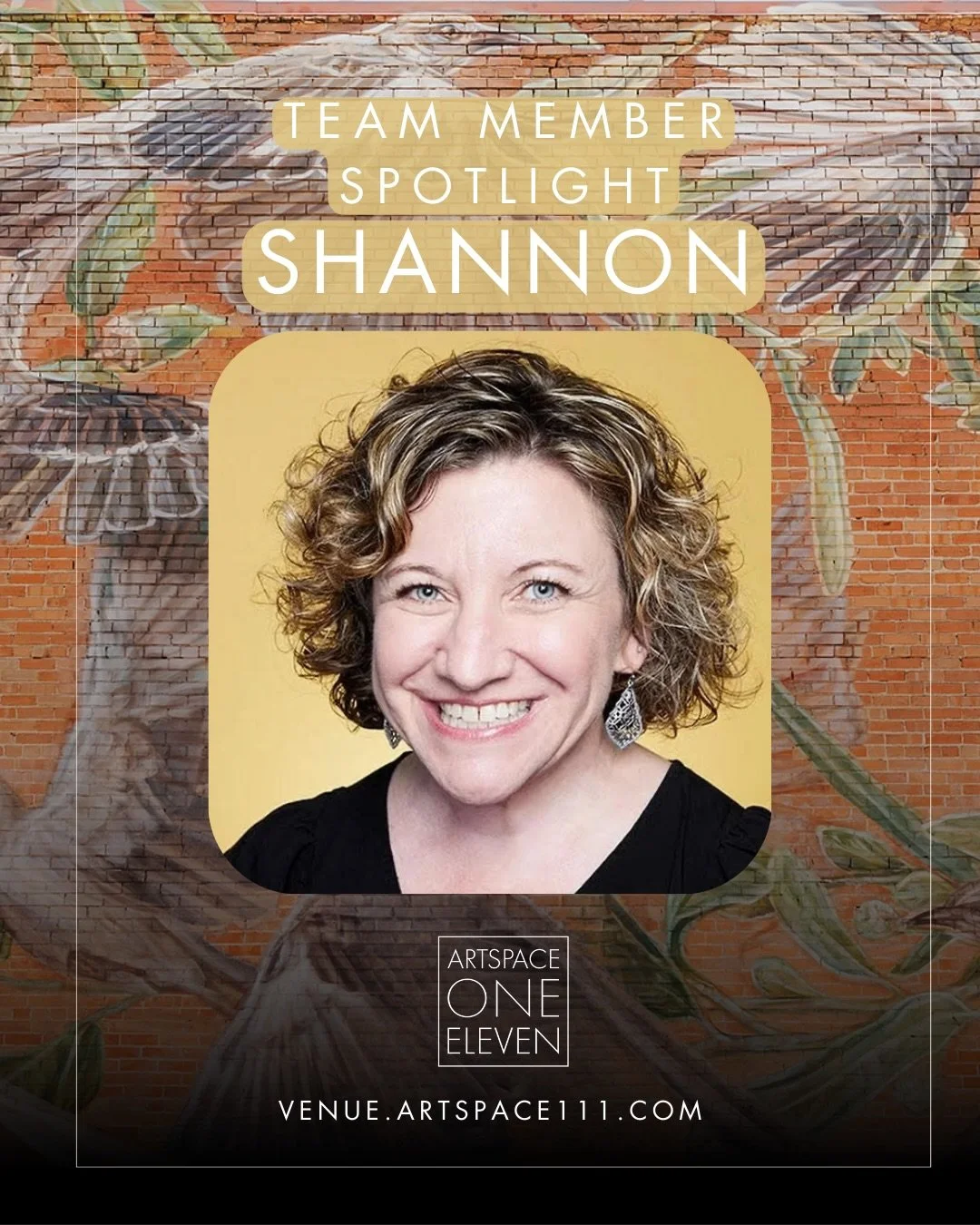 Equal parts steady hand and joyful presence 💛 Shannon has a way of making events feel effortless, and reminding everyone to enjoy the moment! 
We&rsquo;re proud to call her a member of the @artspace111 team!