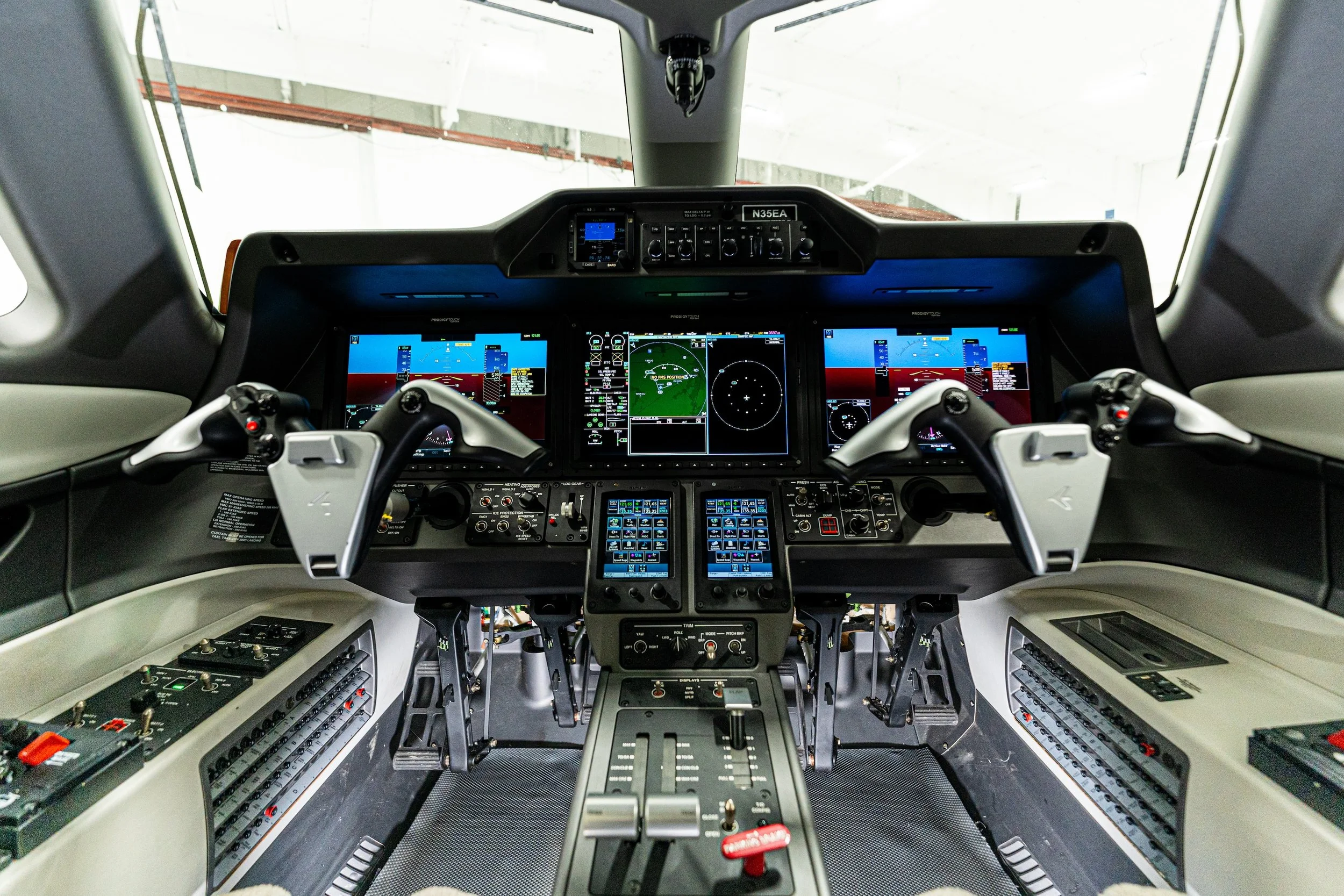 Garmin Avionics for Embraer Phenom Light Jets at Synergy Flight Center in Bloomington, Illinois
