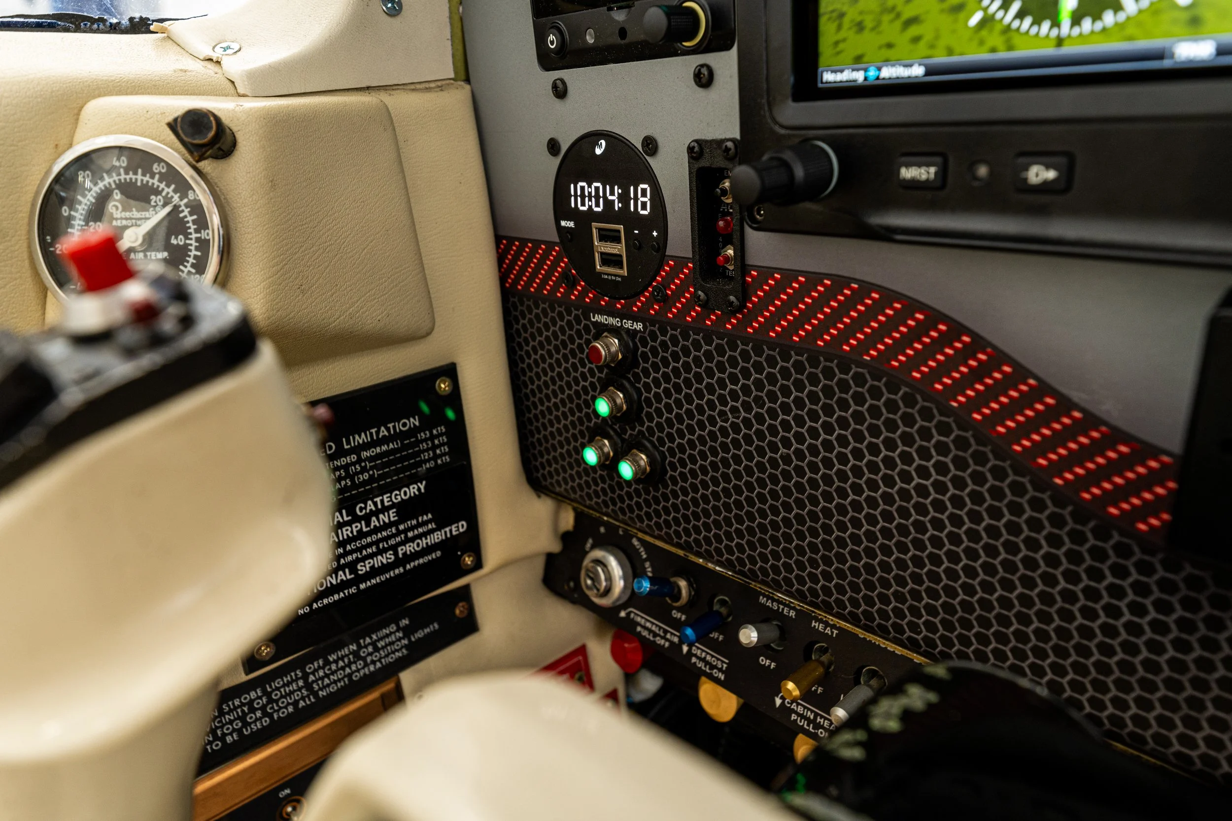 Avionics Upgrade on a 1981 Beechcraft Bonanza performed at the Synergy Flight Center Authorized Garmin Service Center in Bloomington, IL (KBMI)