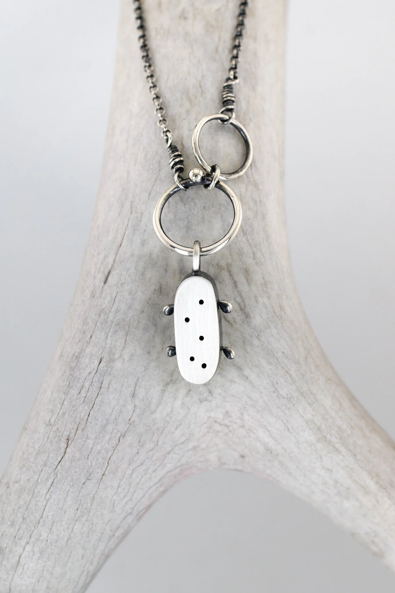 Sterling Silver Capsule Necklace