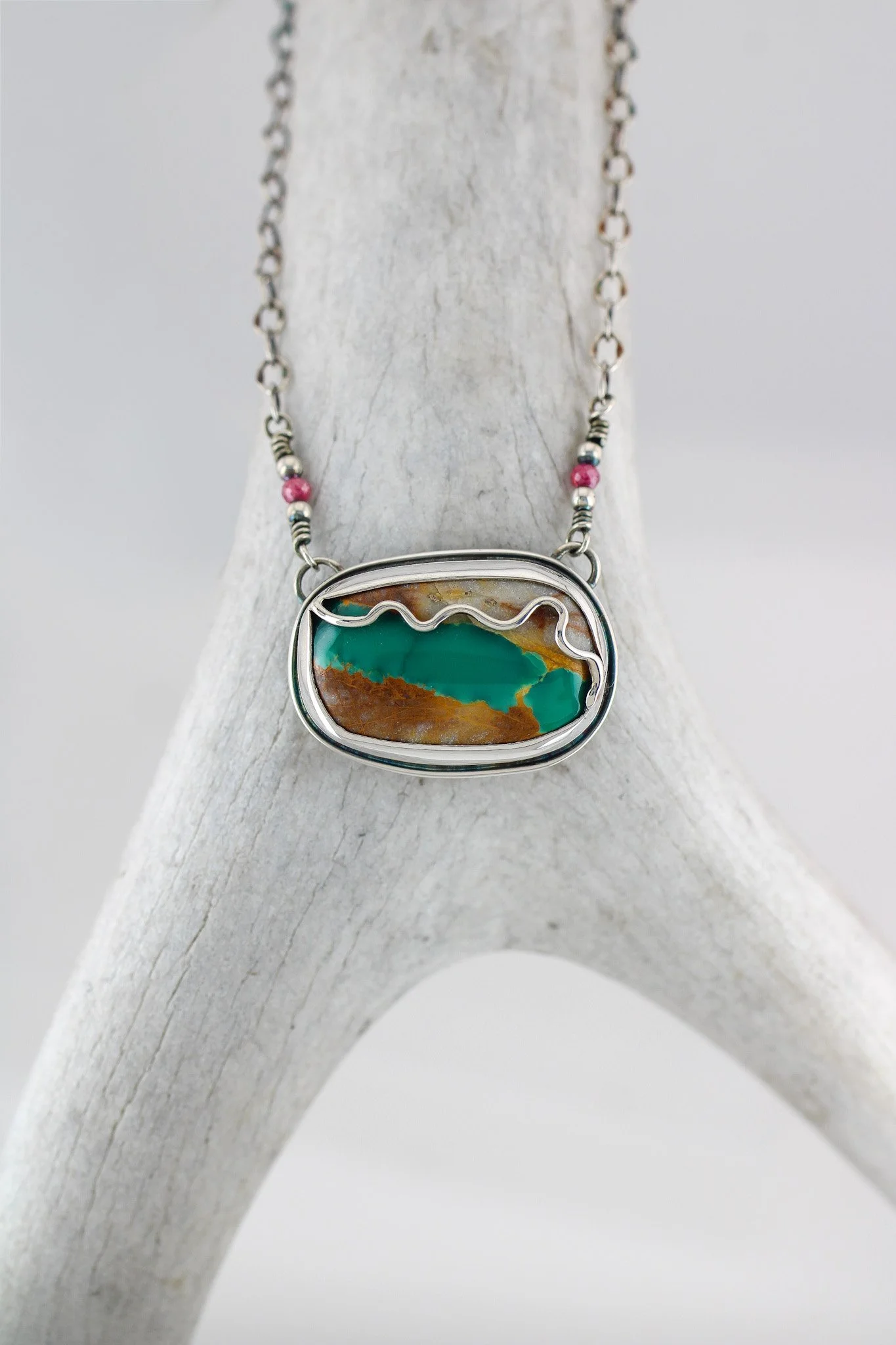 Sterling Silver River Necklace