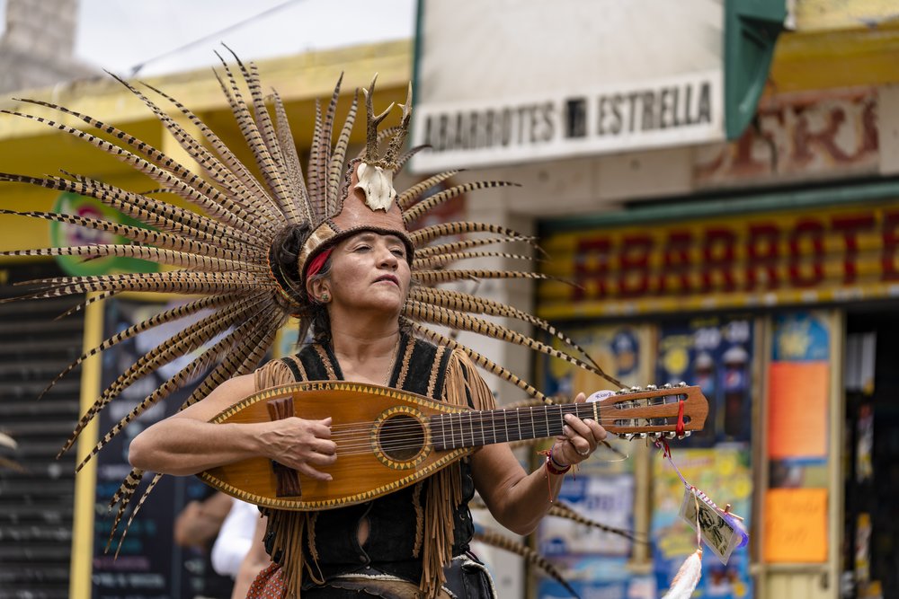  Xochitl-Quetzal Aztec Dance in Mexico City 2022 