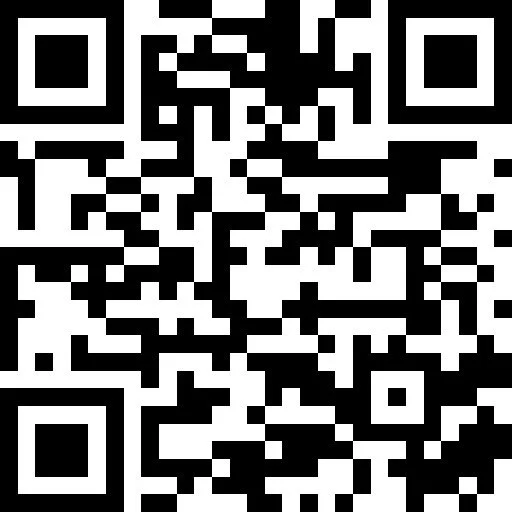 Un codice QR in bianco e nero.