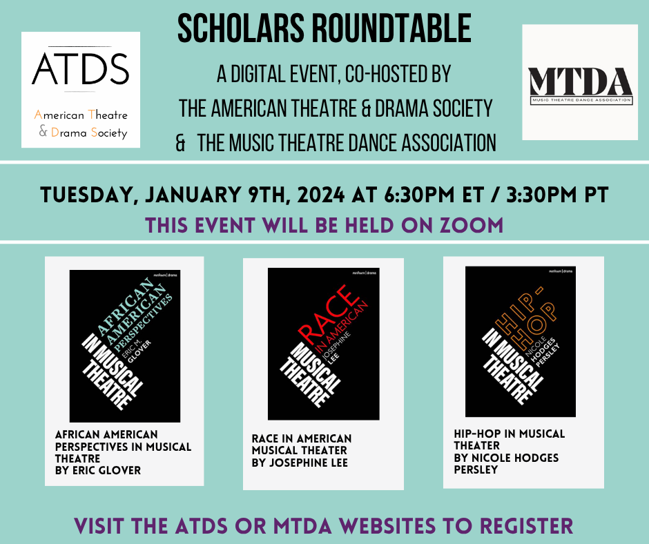 Scholars Roundtable:  A Digital Event Co-Hosted by ATDS and MTDA