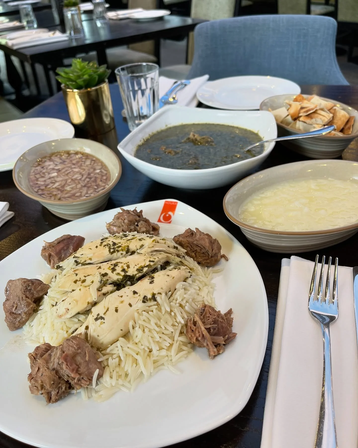 Dear Friends &amp; Family of Noura Kingston. I hope you&rsquo;re all well. 

Just a little note to inform you we have our signature Mouloukhia as a special for Sunday 19th of January. (You have the choice between Chicken, Lamb or Mixed) served with b