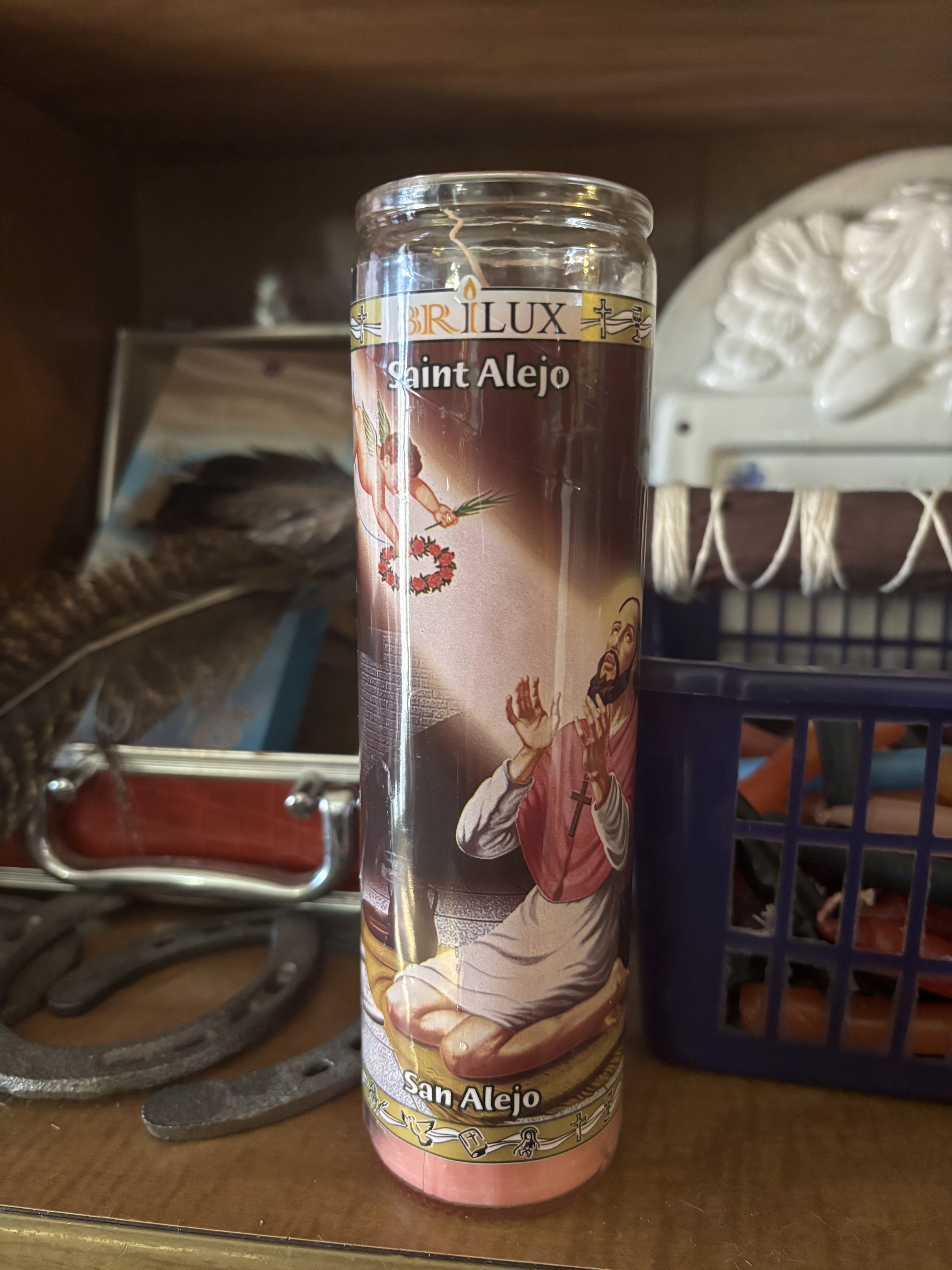 Saint Alex candle/ San Alejo