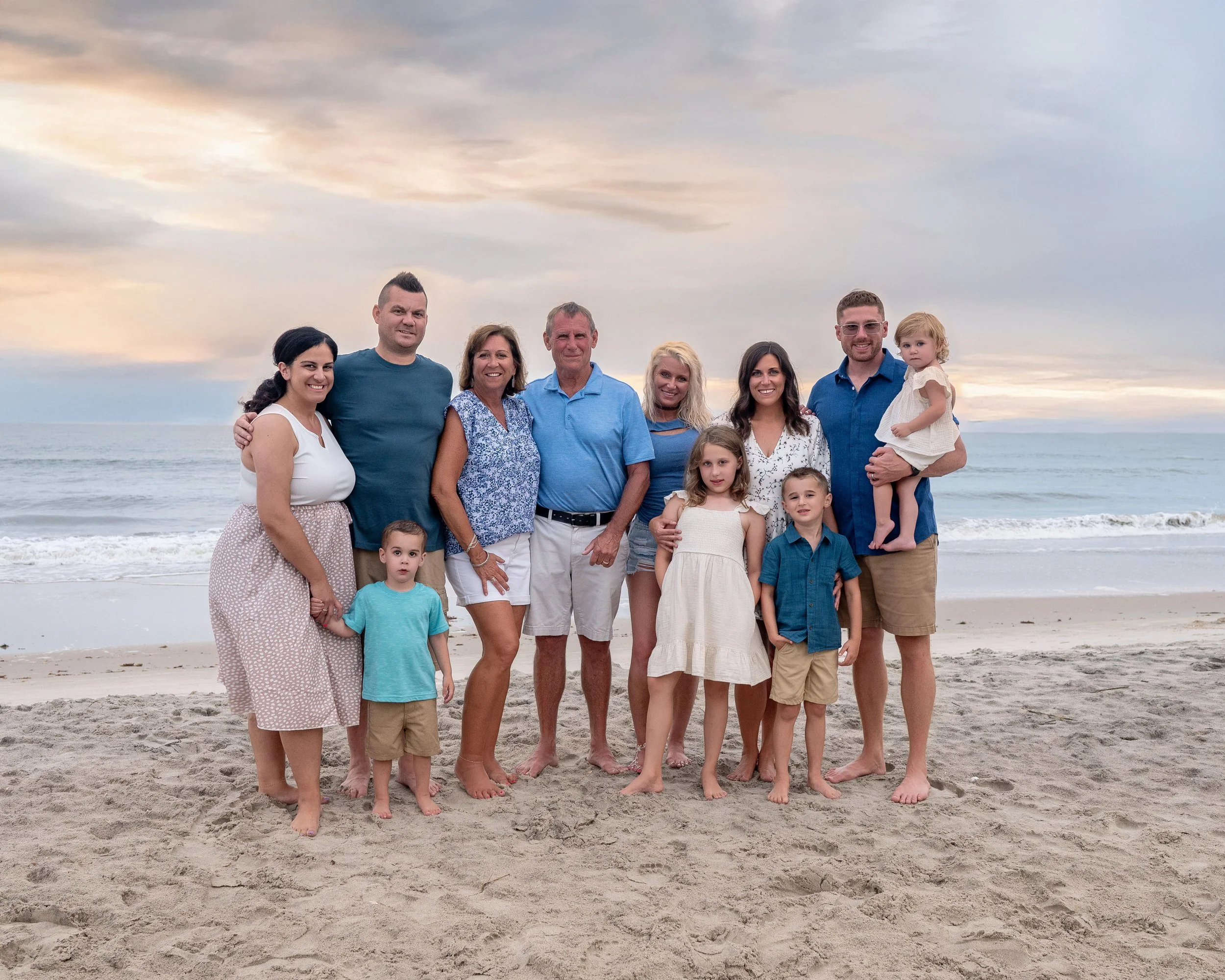 Extended Family Session on Topsail Island NC