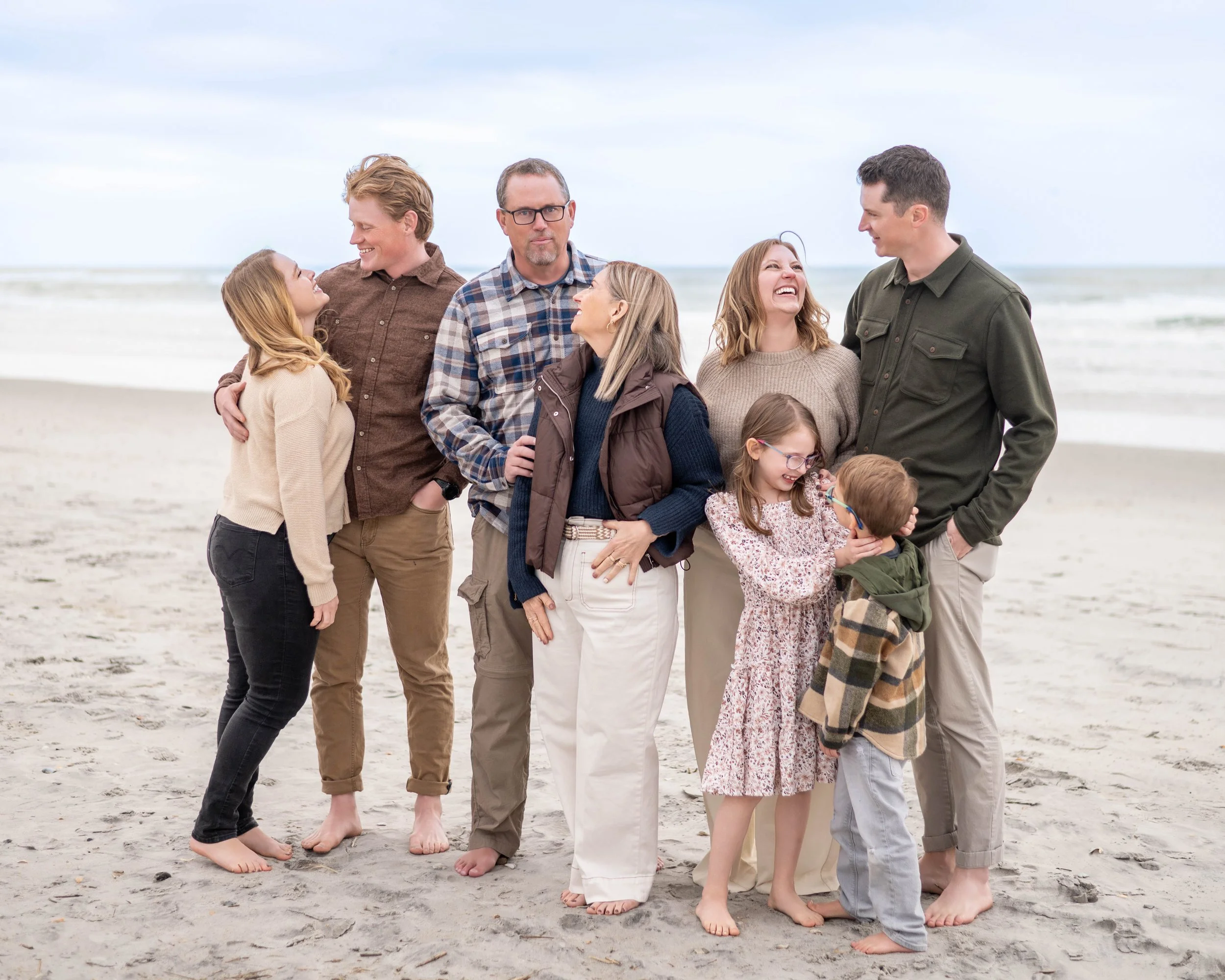 Extended Family Session on Wrightsville Beach