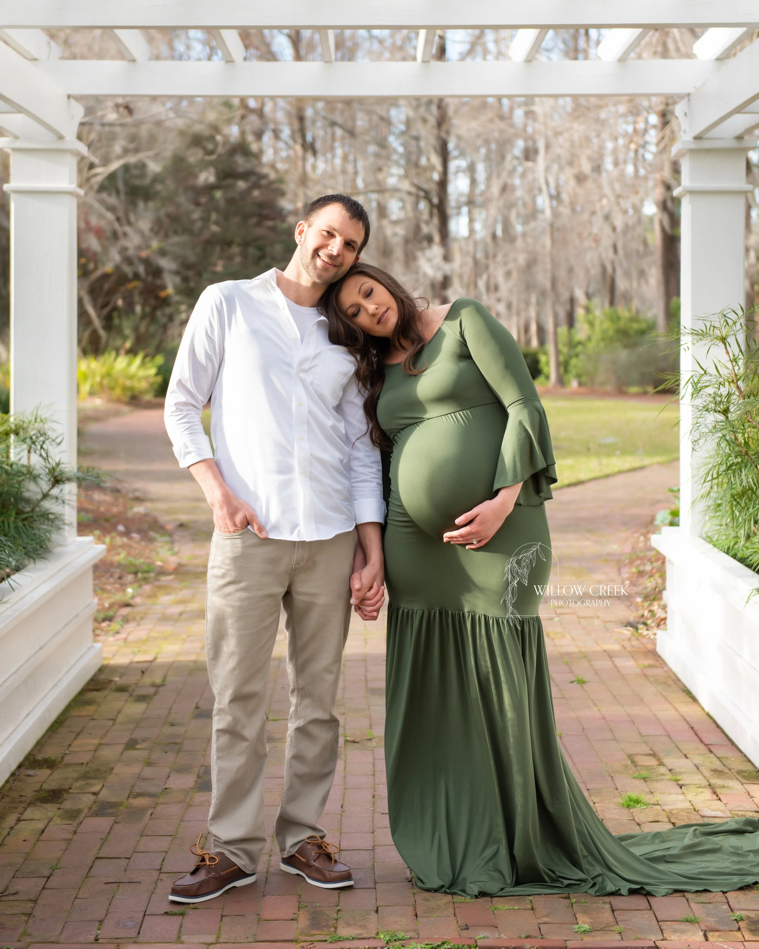 Maternity Session Green Field Lake, Wilmington NC