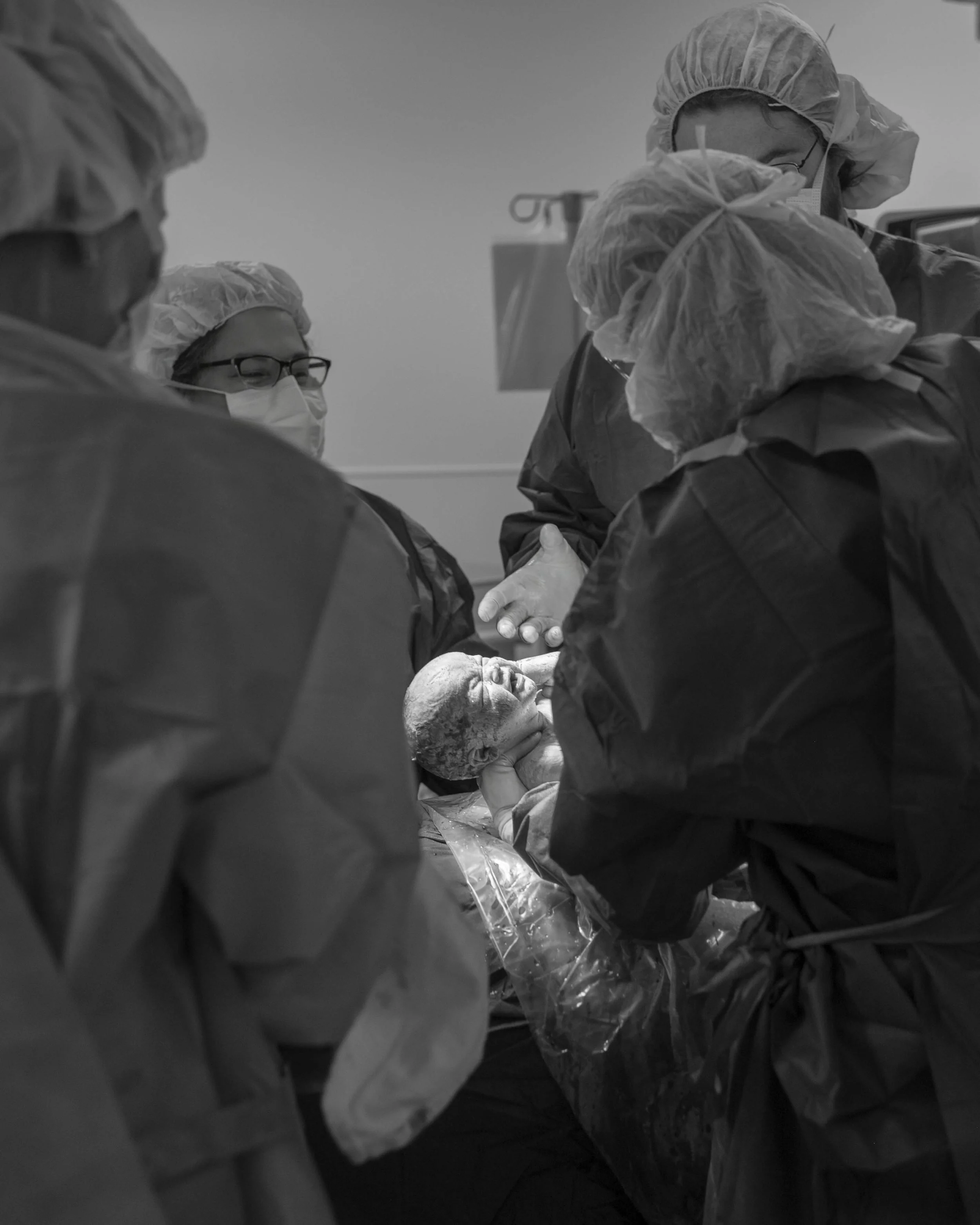 Cesarean Birth Twins Betty H Cameron Wilmington NC Birth Photographer
