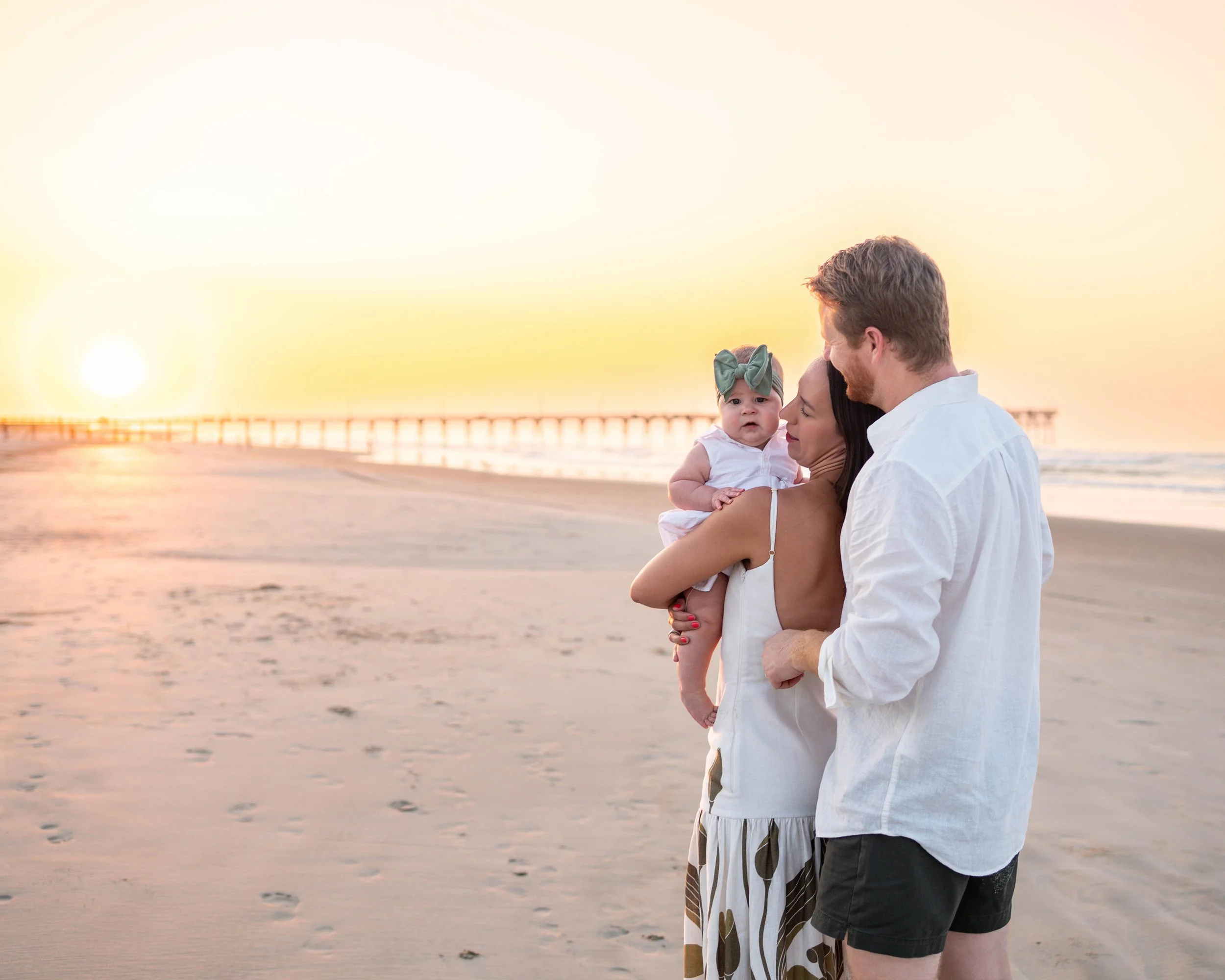 Sunrise Family Session Brunswick Cunty NC