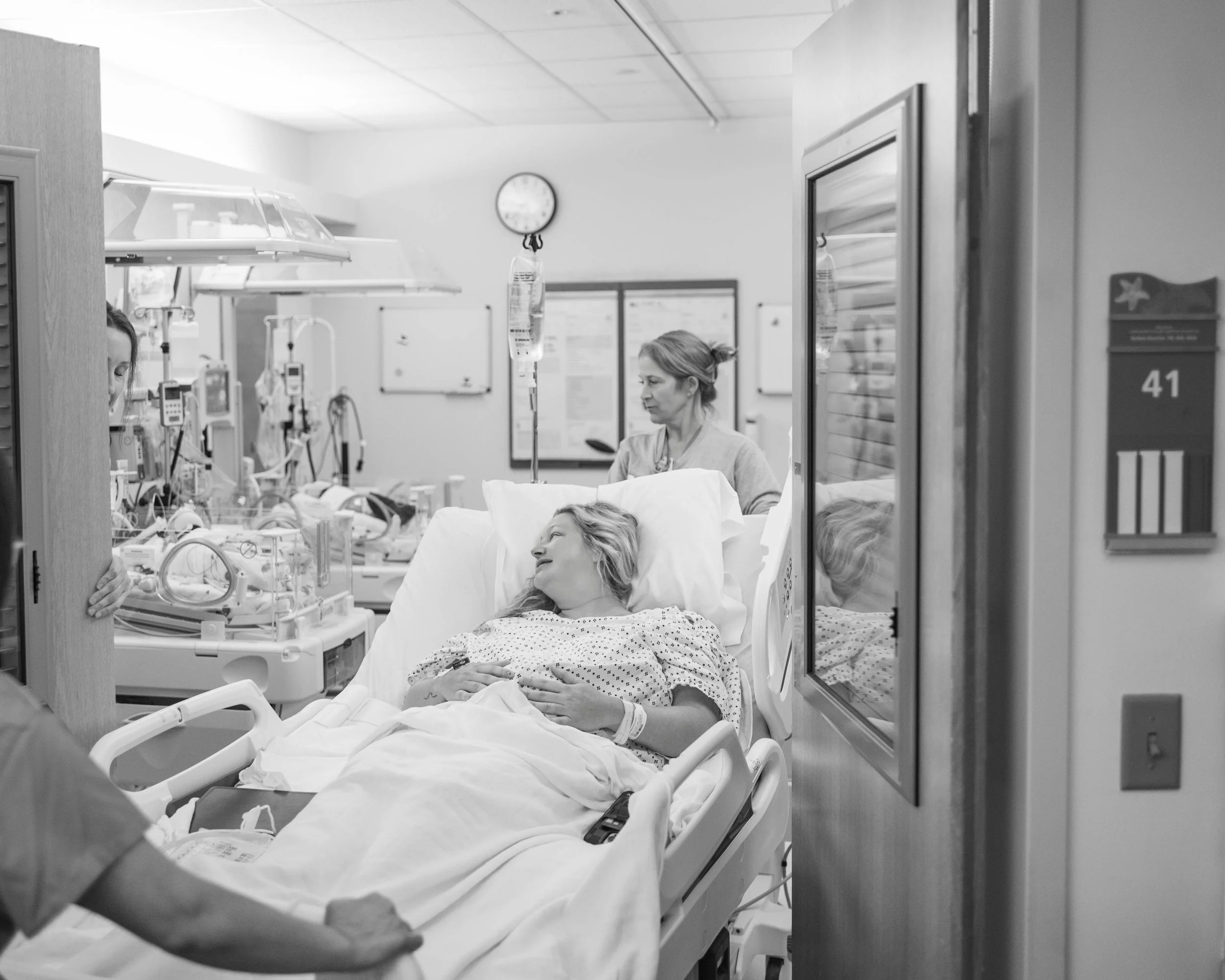 Mom and babies NICU Wilmington NC Birth Photographer