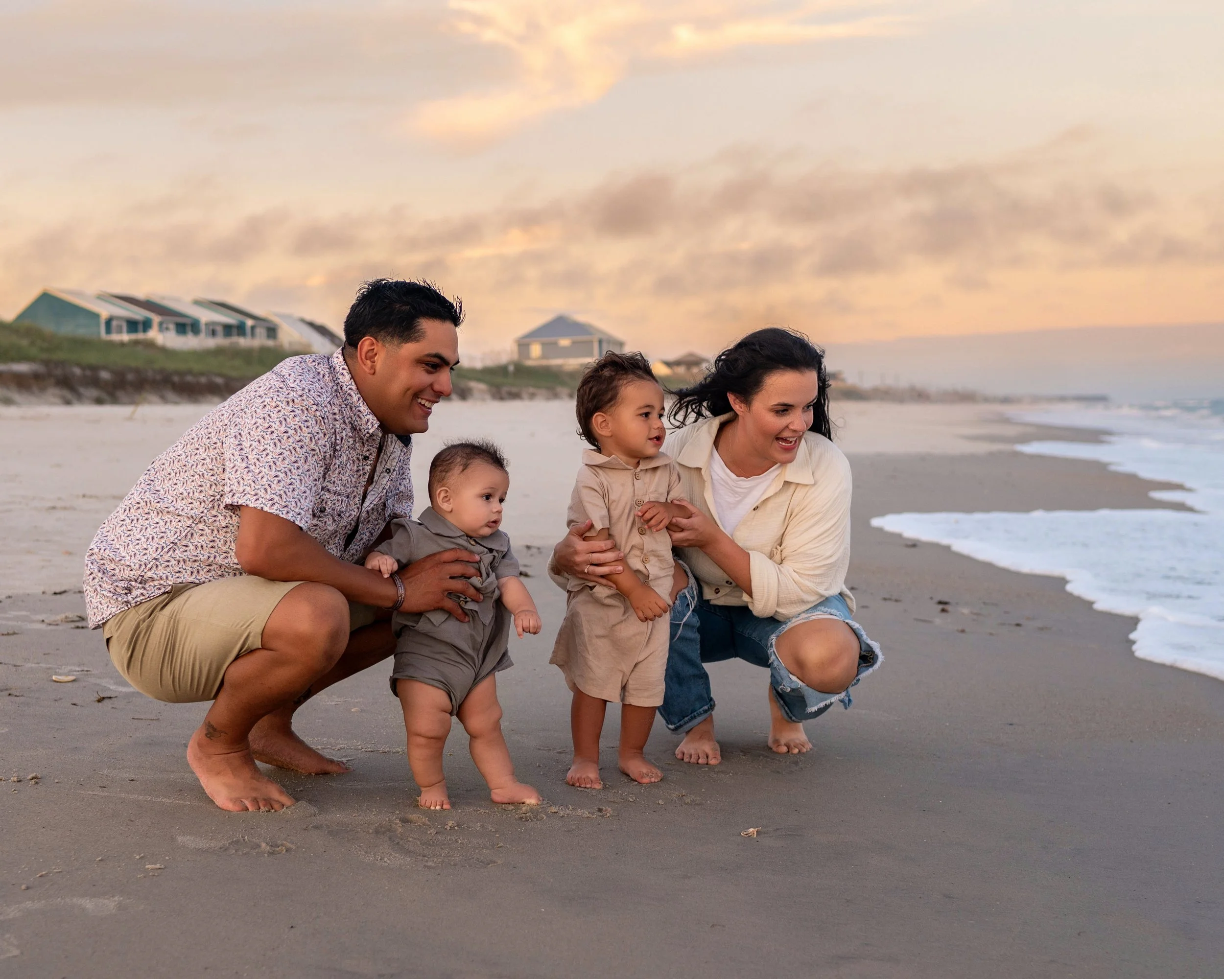 Family moments Topsail Beach