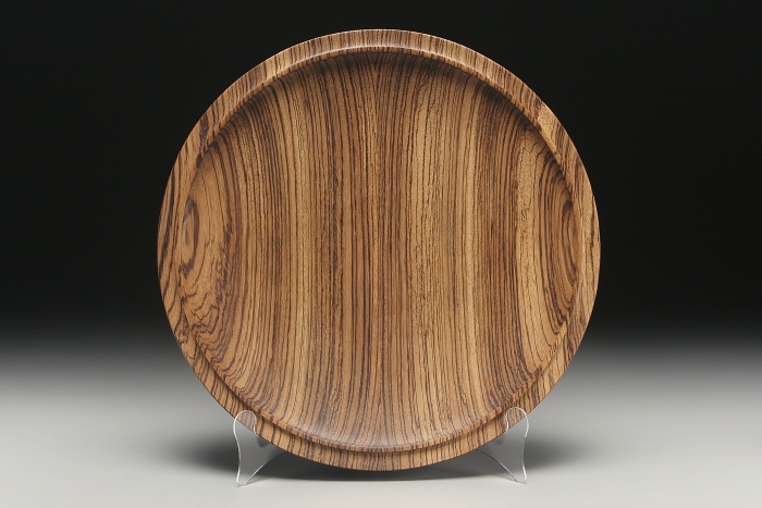 zebrawood platter