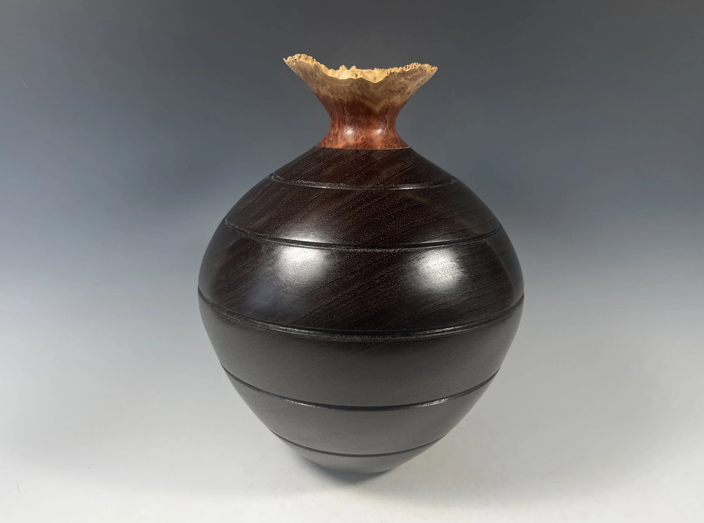 Wenge with Eucalyptus Burl Top