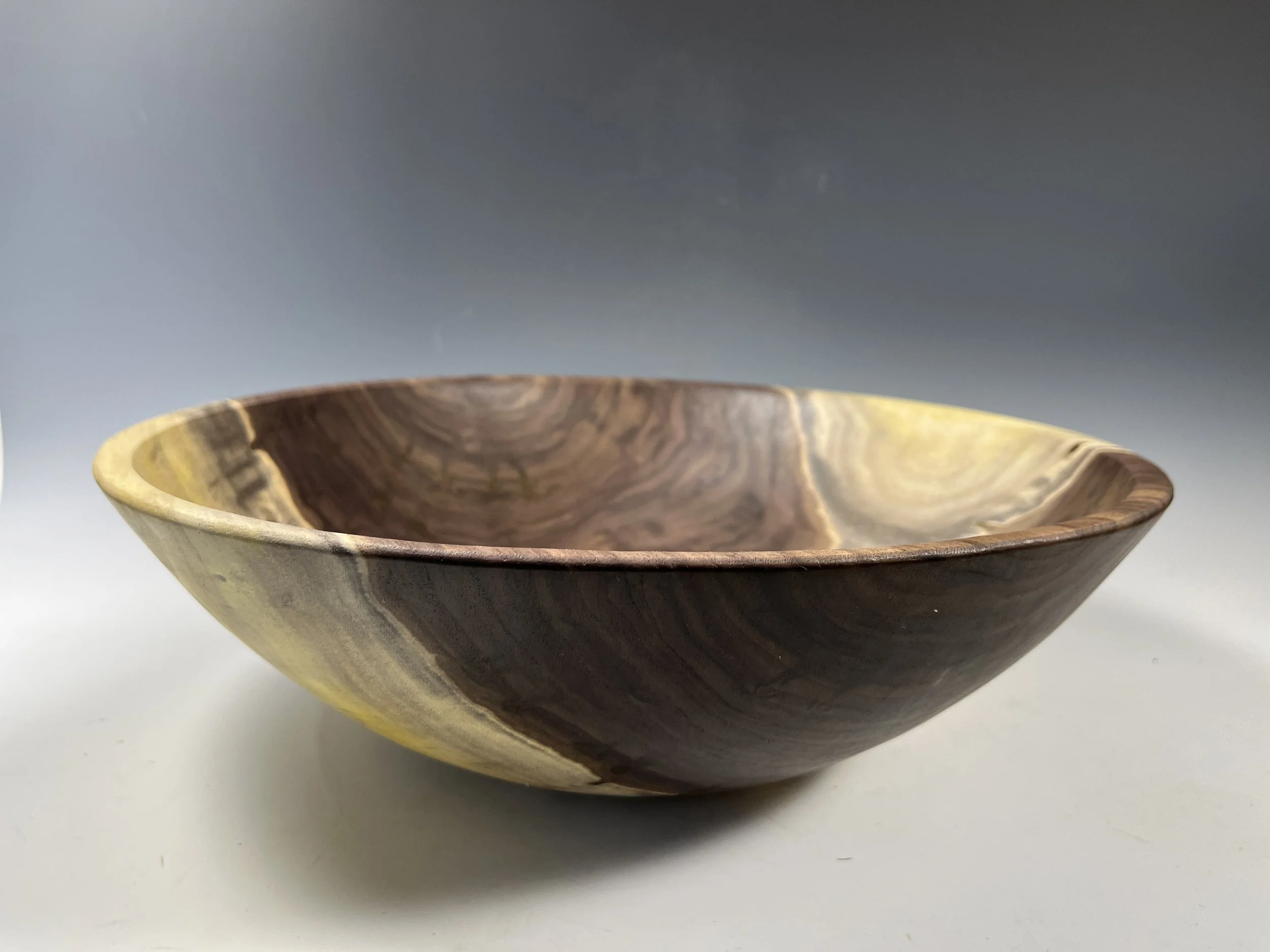 Black Walnut Bowl Side View