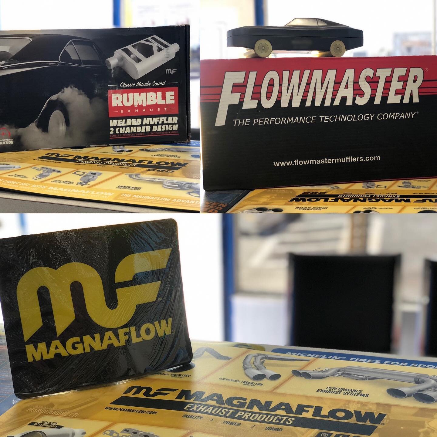 We carry well known top Brands such as Flowmaster, Magnaflow and more top performance Mufflers and Catalytic.  Contact us for more information.
